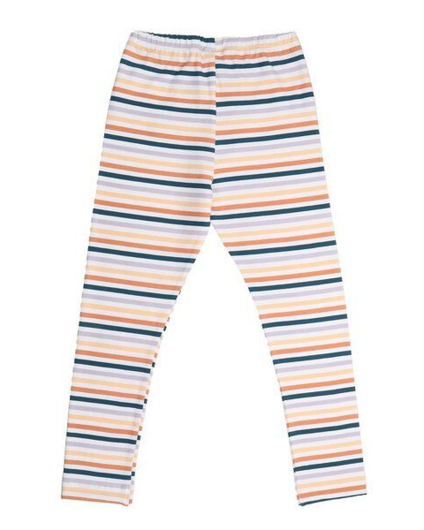 Leggings Bunt gestreift Bio-Baumwolle GOTS – Walkiddy – Ansicht 4