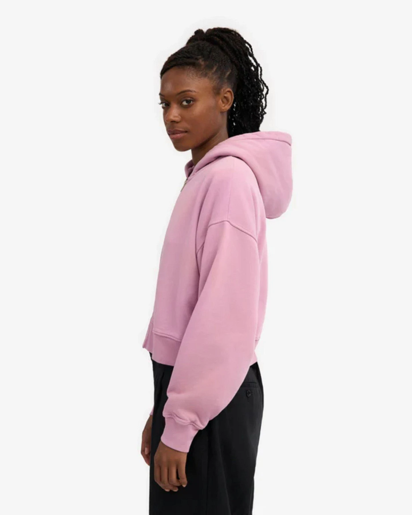 Sweatjacke Crop – Ansicht 2
