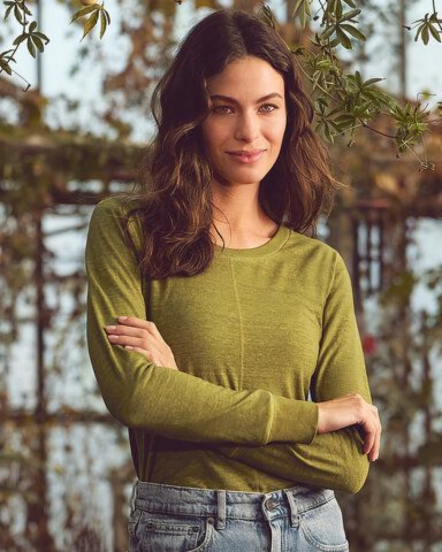 HempAge Langarmshirt mit mittiger Naht Hanf/Biobaumwolle – Ansicht 2