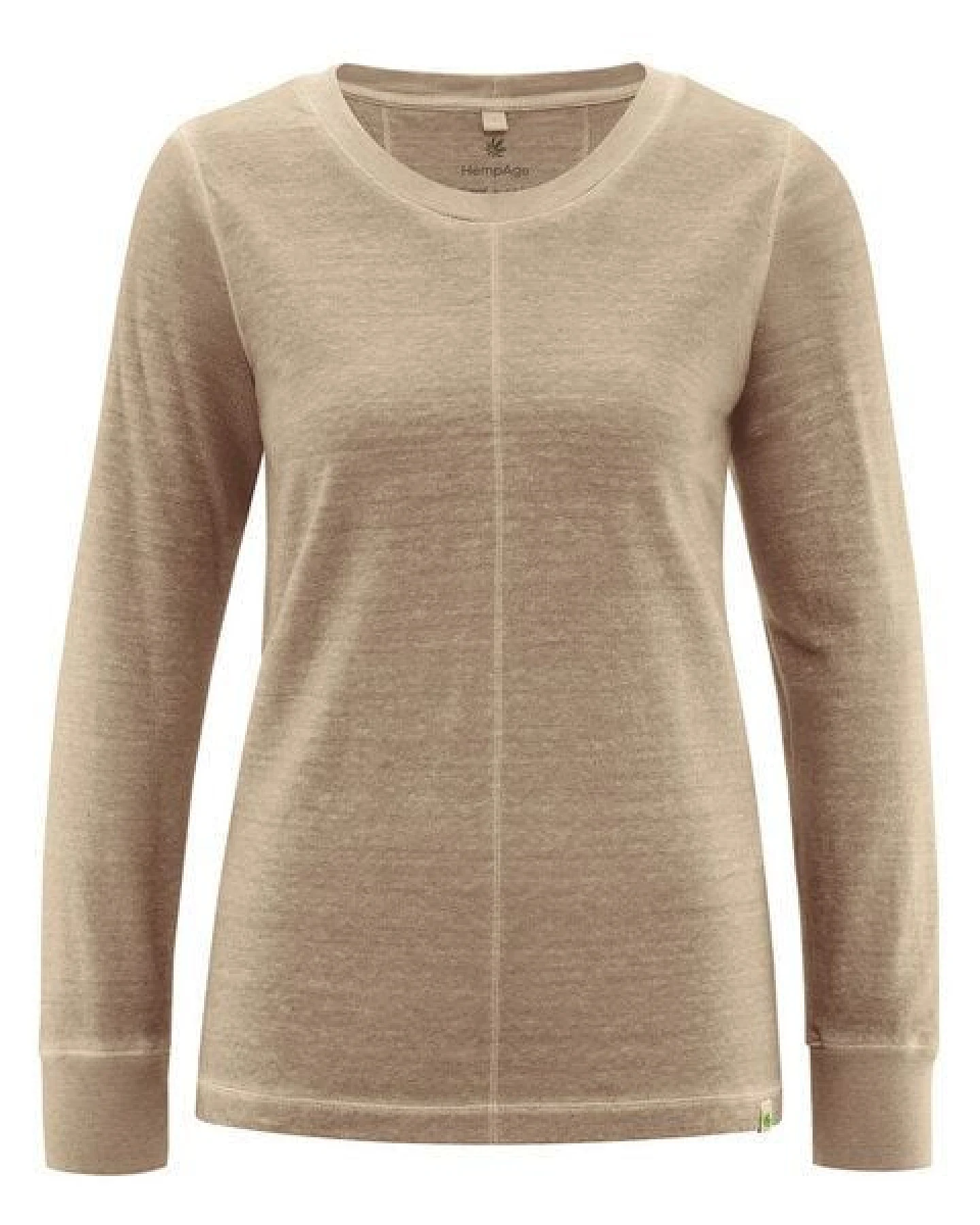 HempAge Langarmshirt mit mittiger Naht Hanf/Biobaumwolle – Ansicht 2