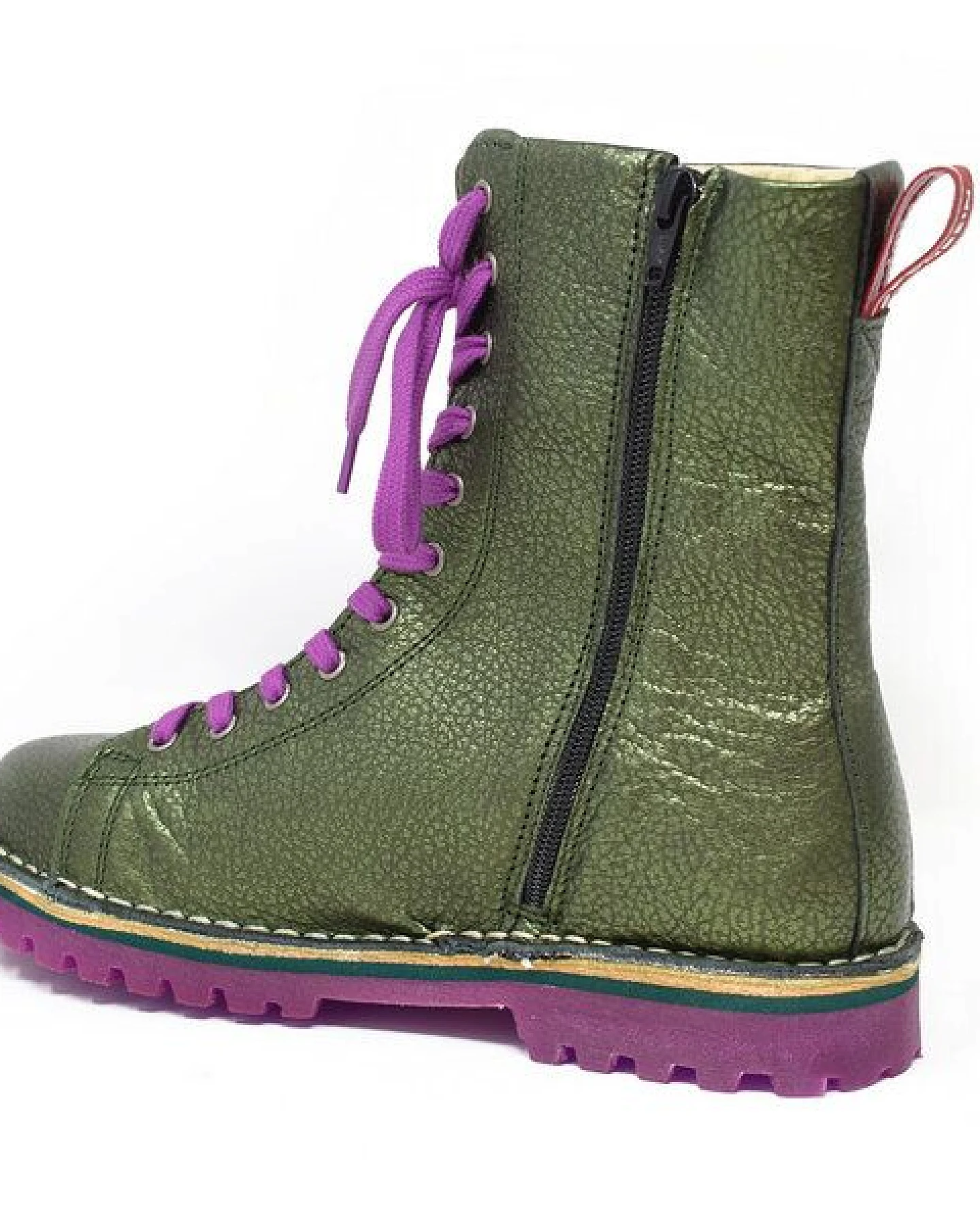 Grünbein Shoes Schnürboots Finn lose Einlage grün – Ansicht 4