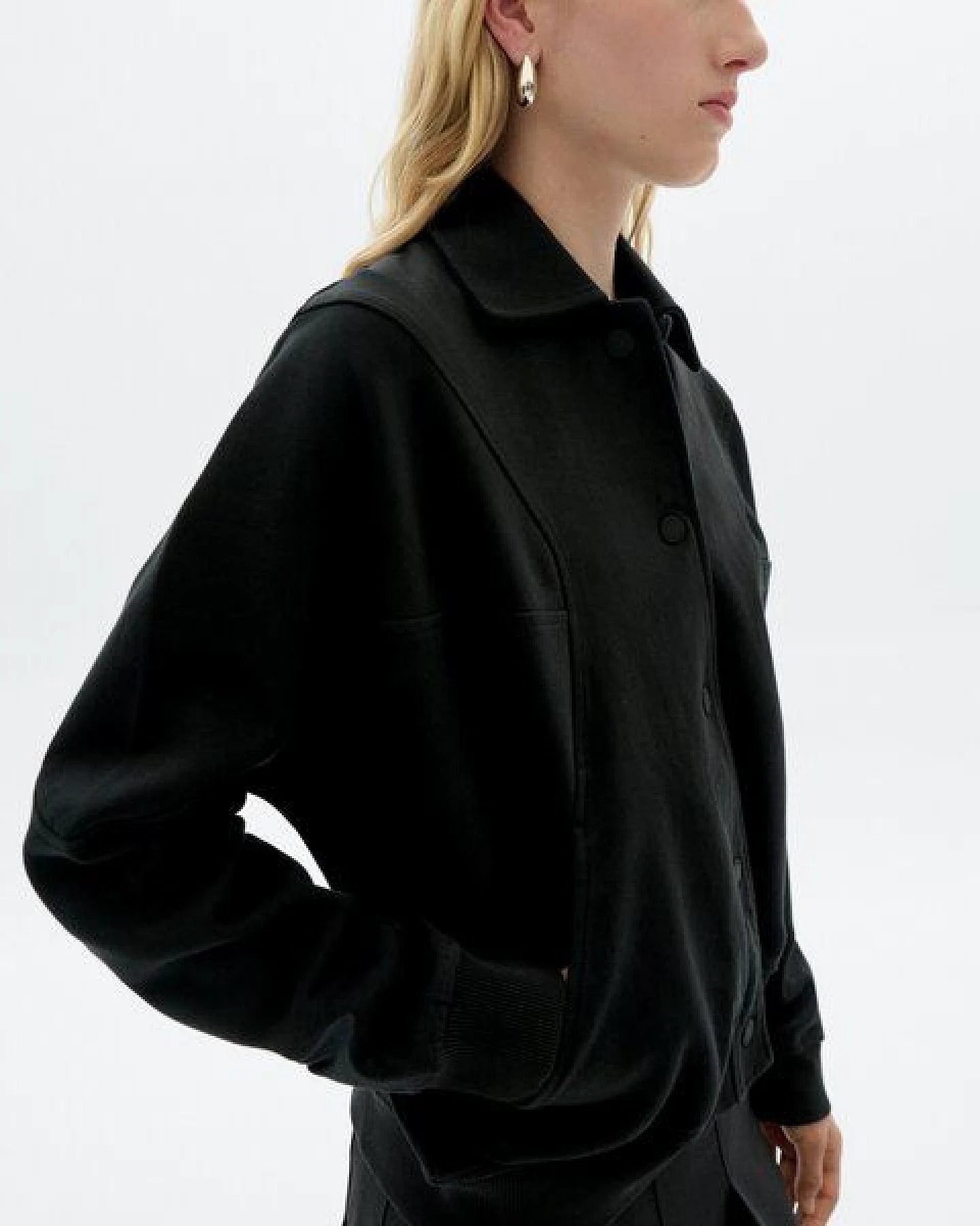 thinking mu Maisie Sweatjacke mit Druckknöpfen – Ansicht 2