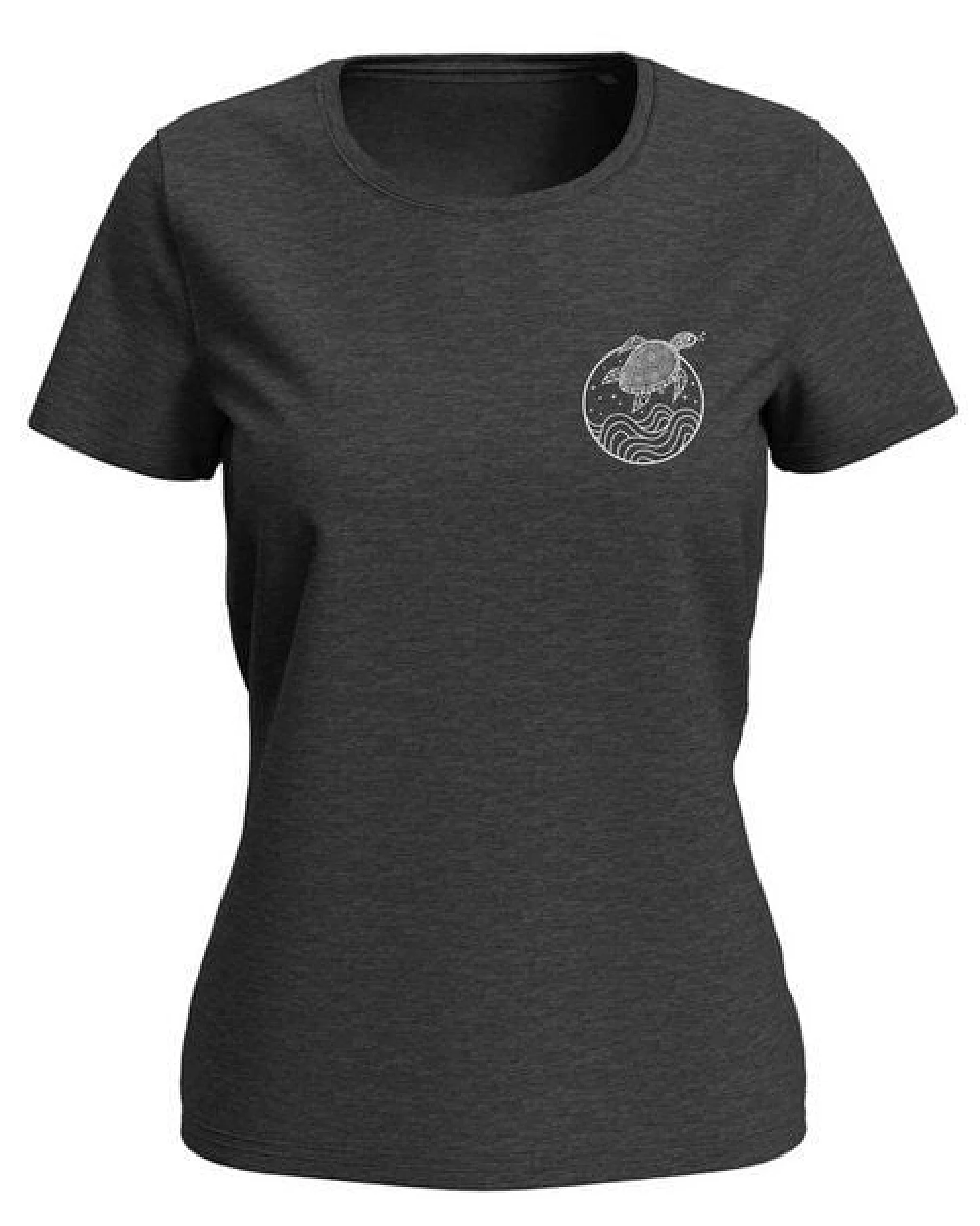 vis wear Schildkröte zwischen Ozean und Wellen Damen Special Edition Shirt – Ansicht 3