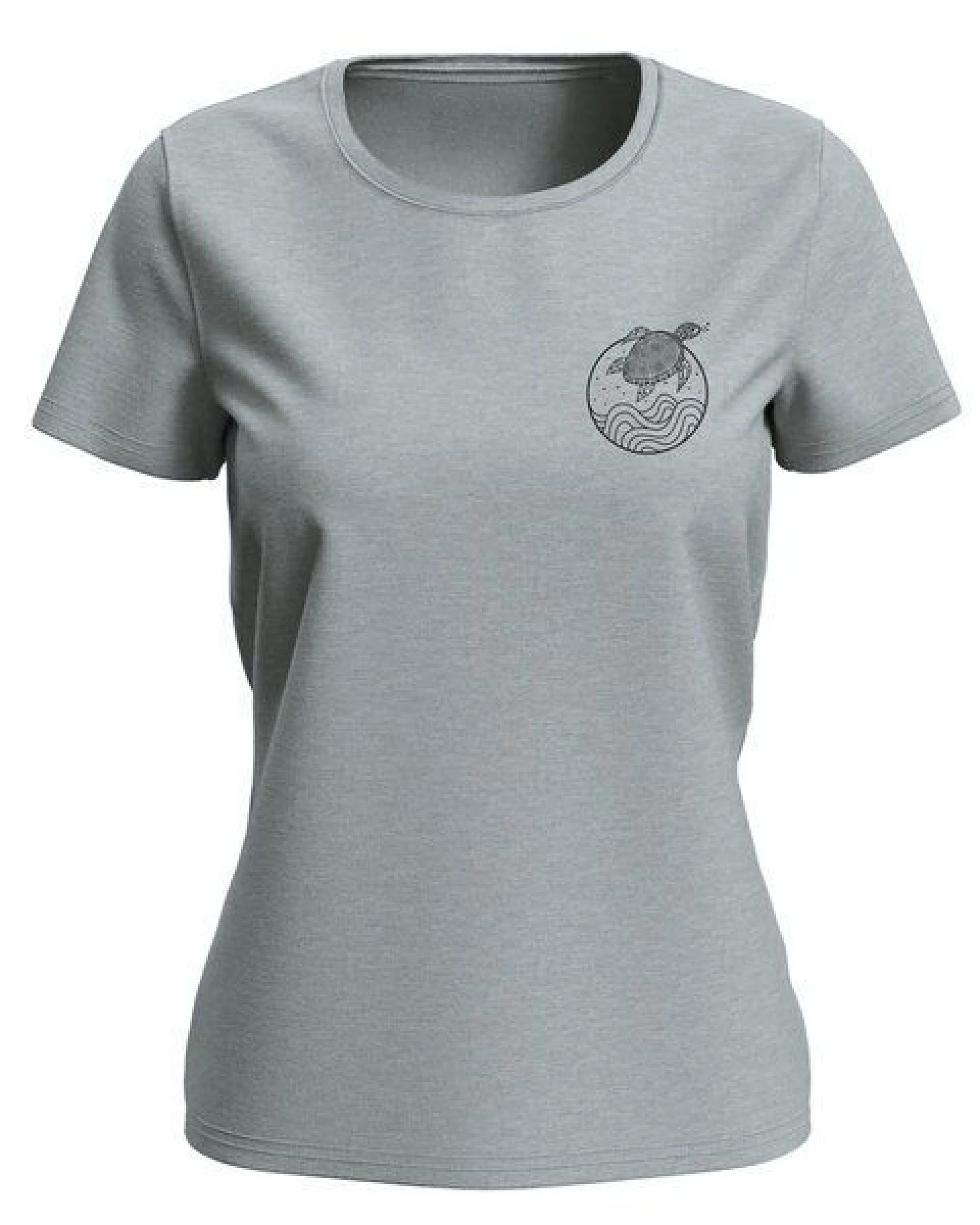 vis wear Schildkröte zwischen Ozean und Wellen Damen Special Edition Shirt – Ansicht 3