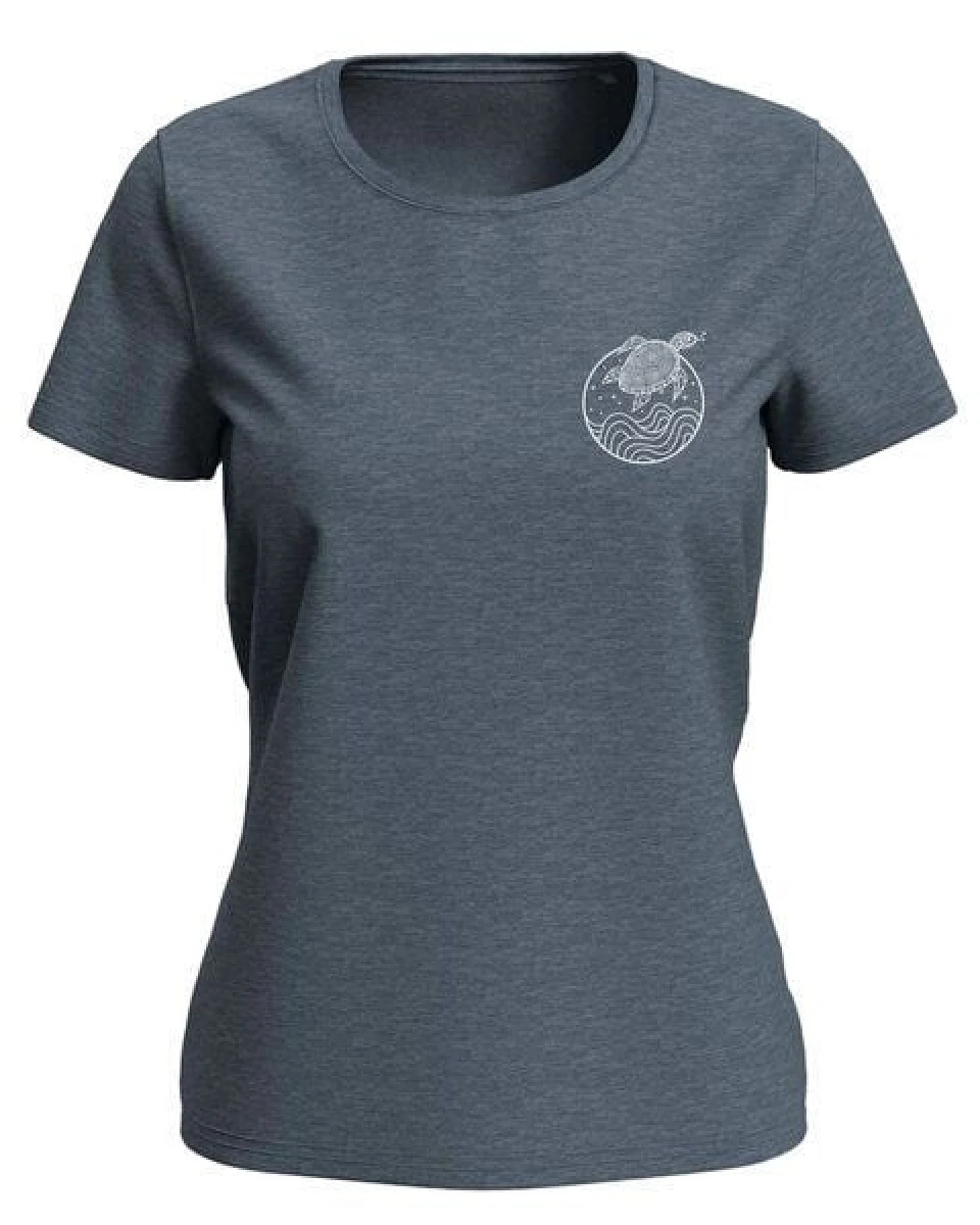 vis wear Schildkröte zwischen Ozean und Wellen Damen Special Edition Shirt – Ansicht 3