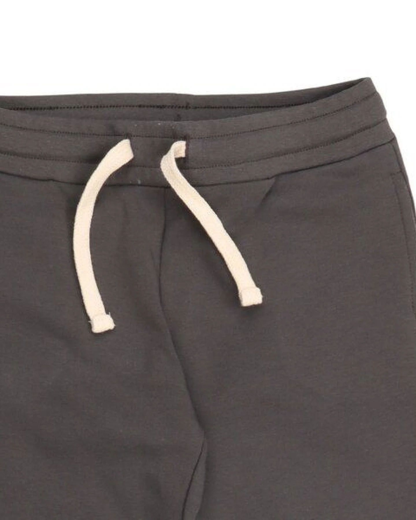 Kinder Jogginghose GOTS-zertifiziert aus Bio-Baumwolle anthrazit mit Kordelbund – Walkiddy – Ansicht 3