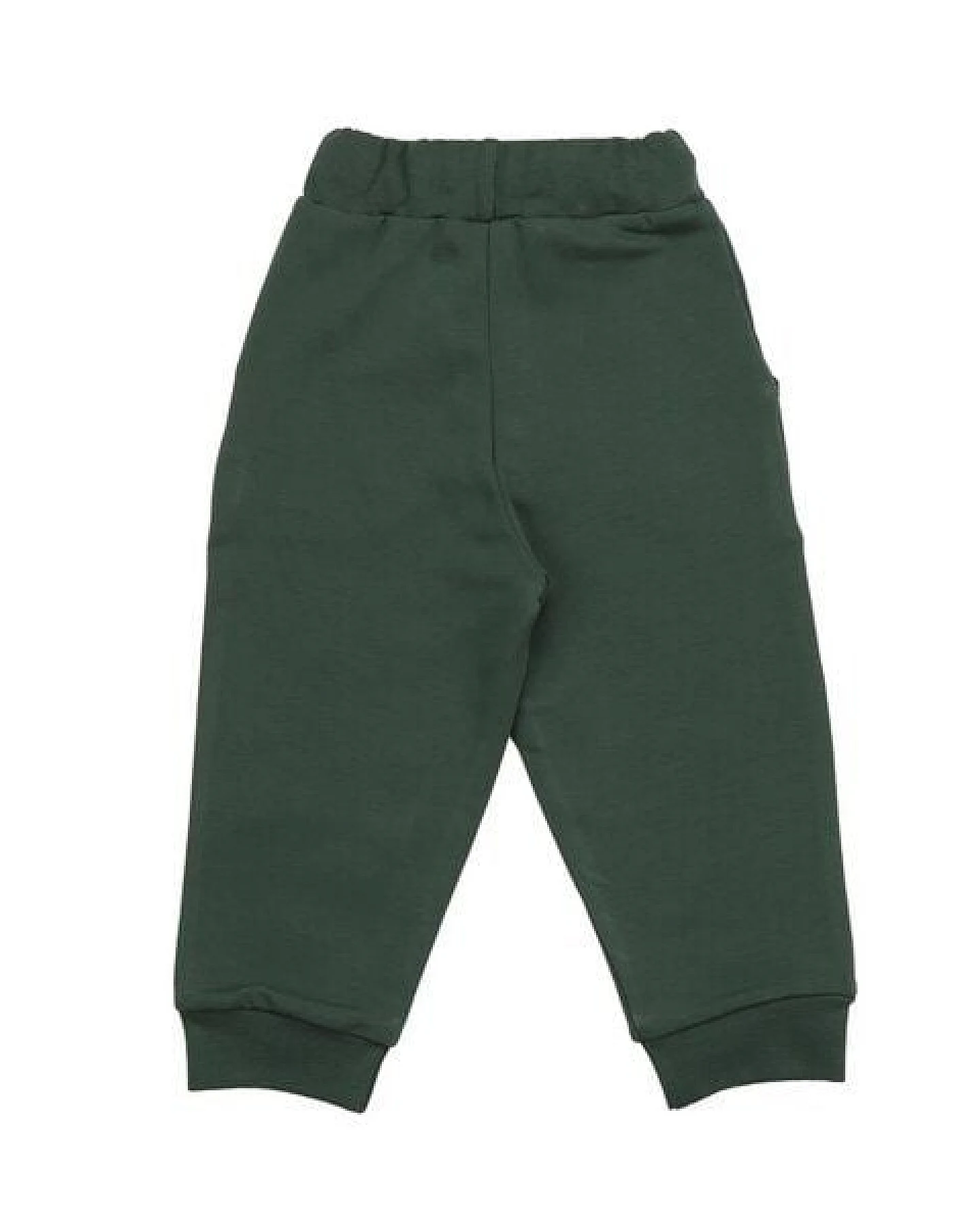 Kinder Jogginghose – Dunkelgrün, weich & bequem, elastischer Bund, schmal zulaufend, alltagstauglich – Ansicht 3