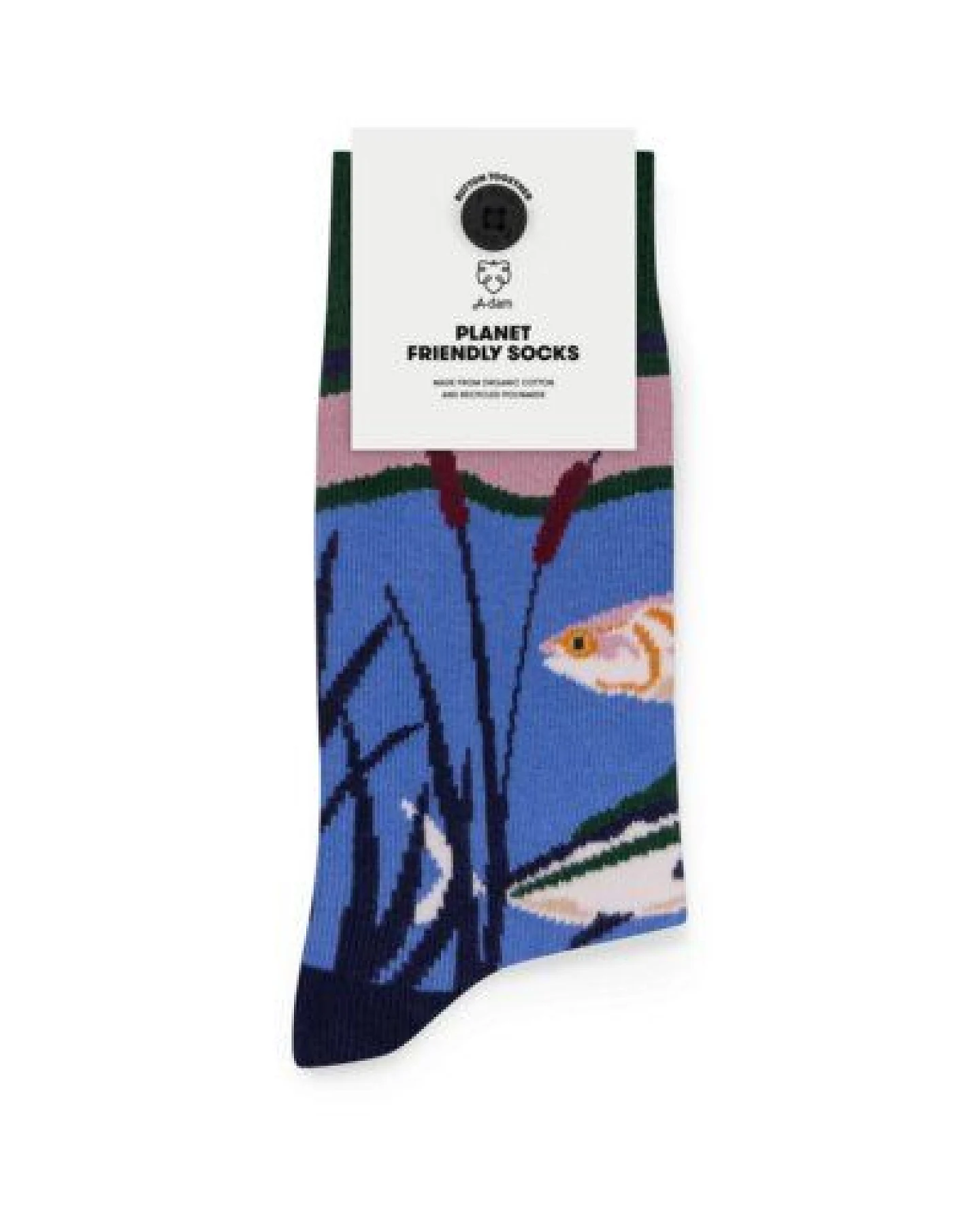 A-Dam Blaue Socken Blue Pond – Ansicht 3
