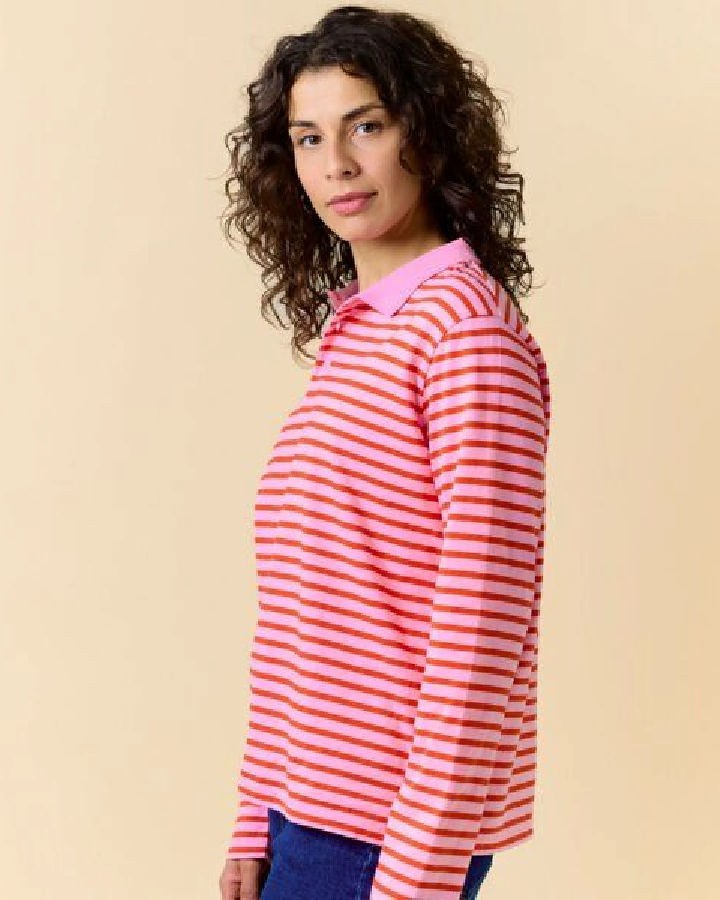popeia Damen Poloshirt aus Bio-Baumwolle – Ansicht 3