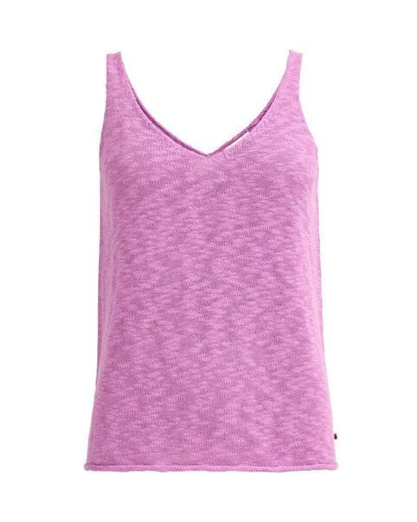 People Wear Organic Glattstrick Top, rosa uni, Bio-Baumwolle – Ansicht 4