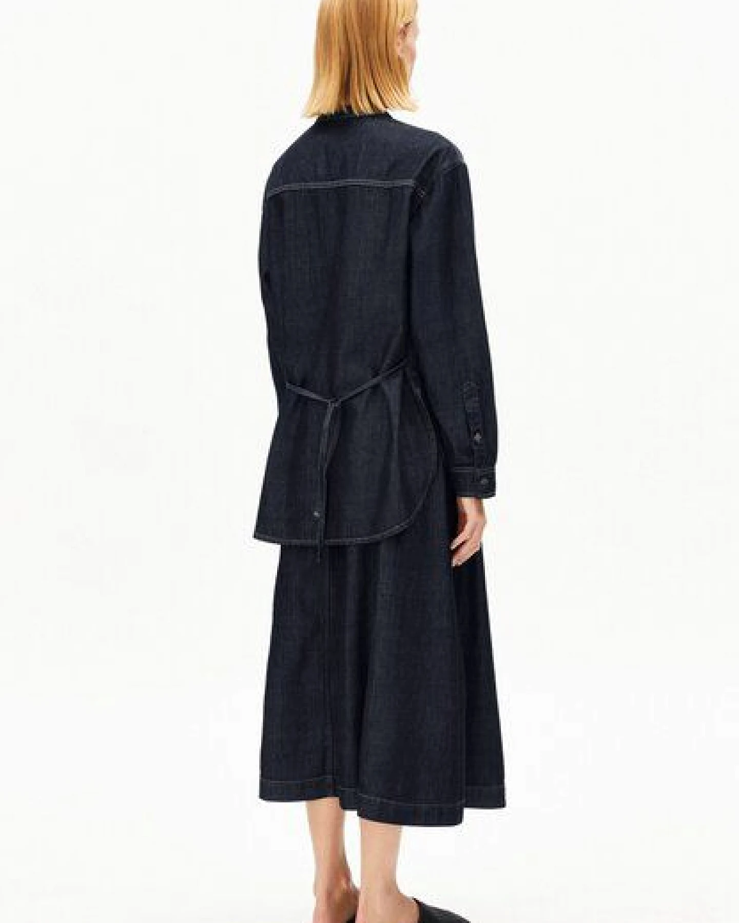 ARMEDANGELS LOOSE DENIM Damen Bluse aus Bio-Baumwoll Mix – Ansicht 2