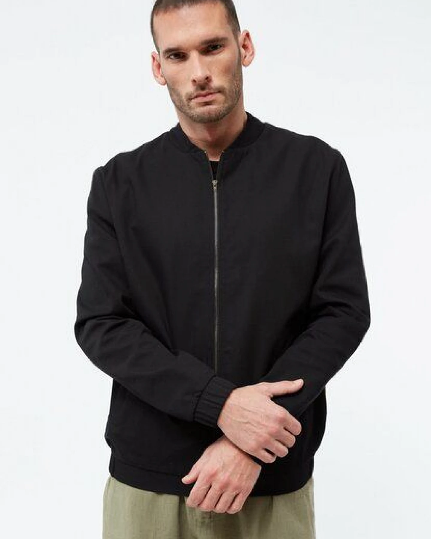 Givn Berlin Blousonjacke GBCASPER aus fester Bio-Baumwolle – Ansicht 2