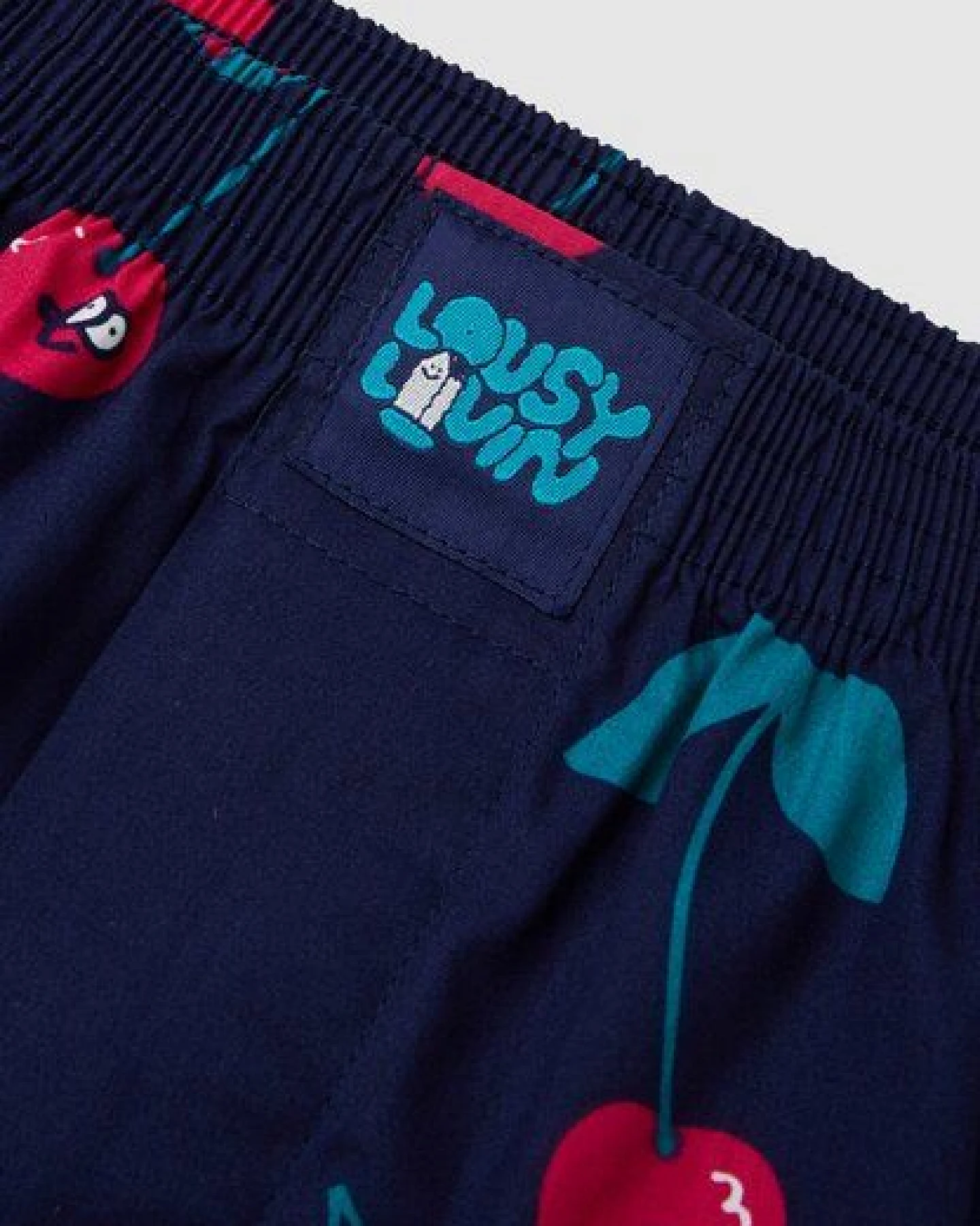 Lousy Livin Weite Boxershorts CHERRIES aus 100% Bio-Baumwolle – Ansicht 3