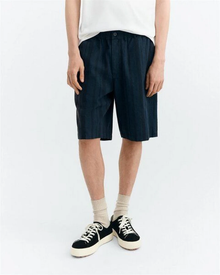 Produktseite: thinking mu Gestreifte Shorts Modell: Gasper