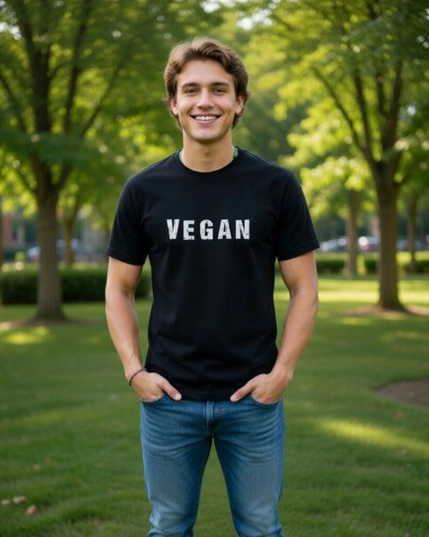 Shoezuu Vegan Shirt Motiv "Vegan" – Ansicht 2