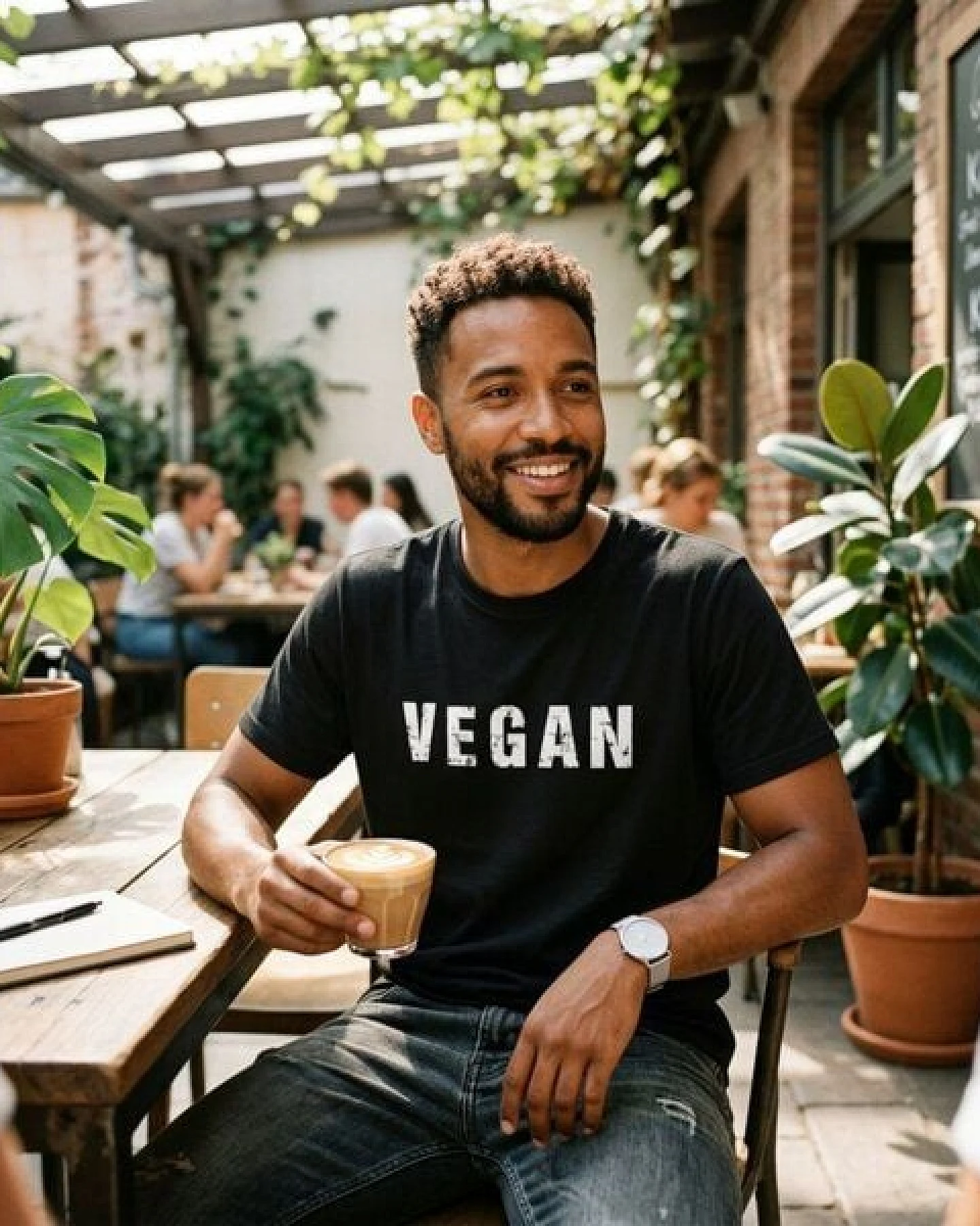 Shoezuu Vegan Shirt Motiv "Vegan" – Ansicht 3