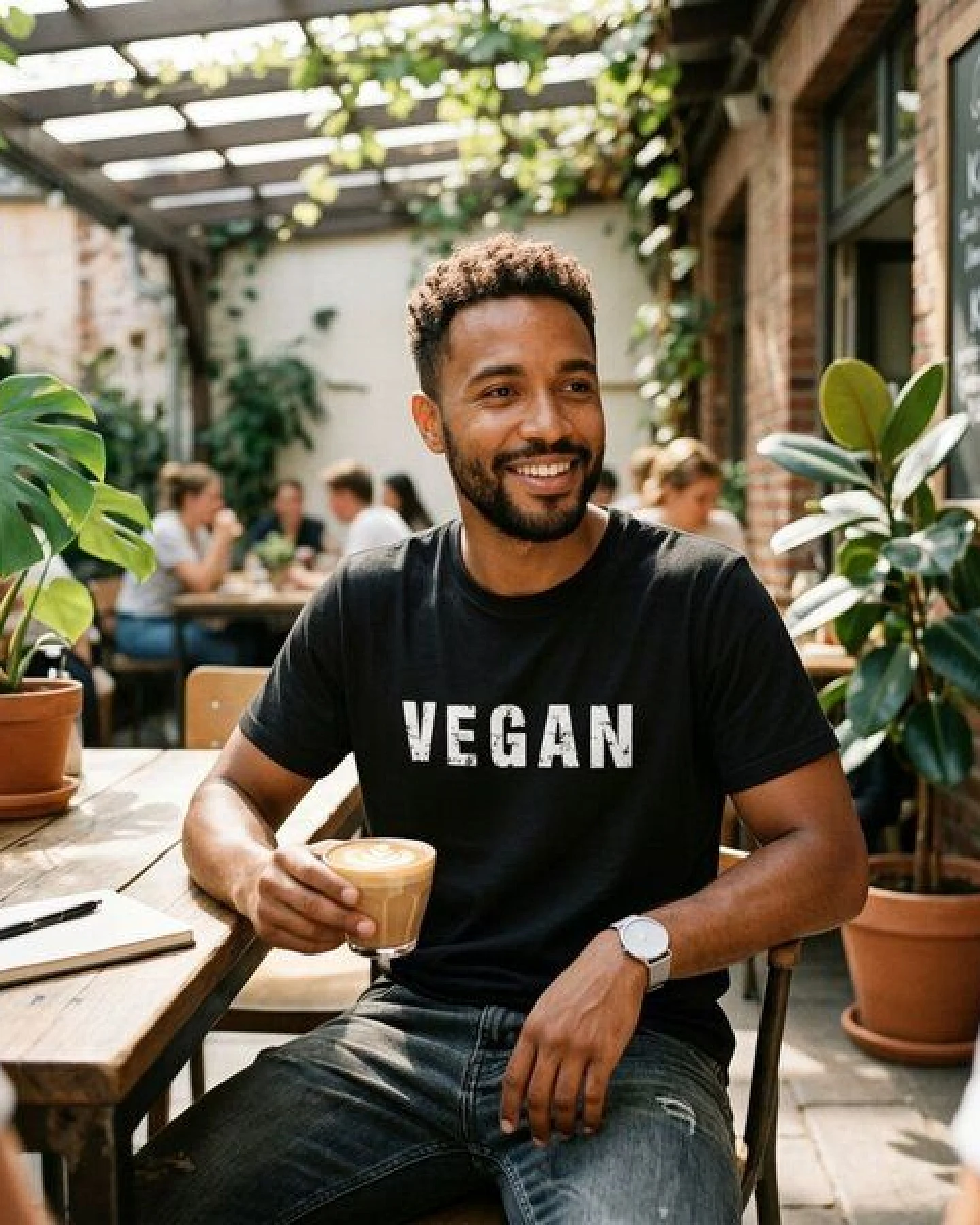 Shoezuu Vegan Shirt Motiv "Vegan" – Ansicht 3