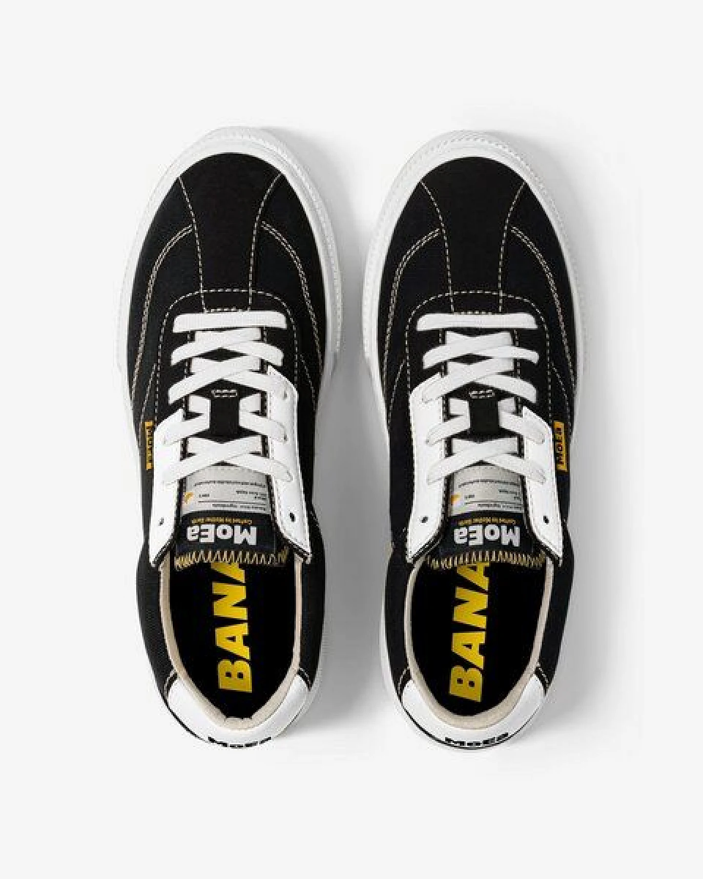 MoEa Sneakers GEN4 - Banana Black & White – Ansicht 4