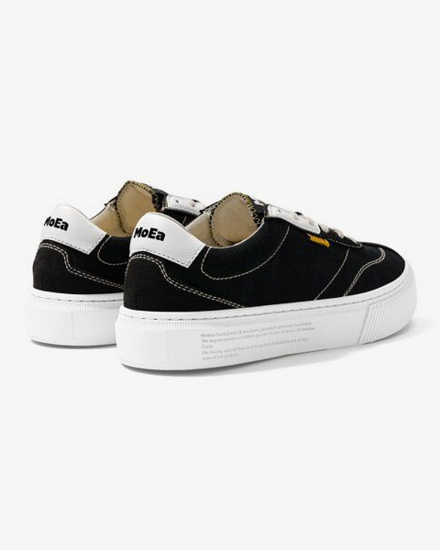MoEa Sneakers GEN4 - Banana Black & White – Ansicht 3