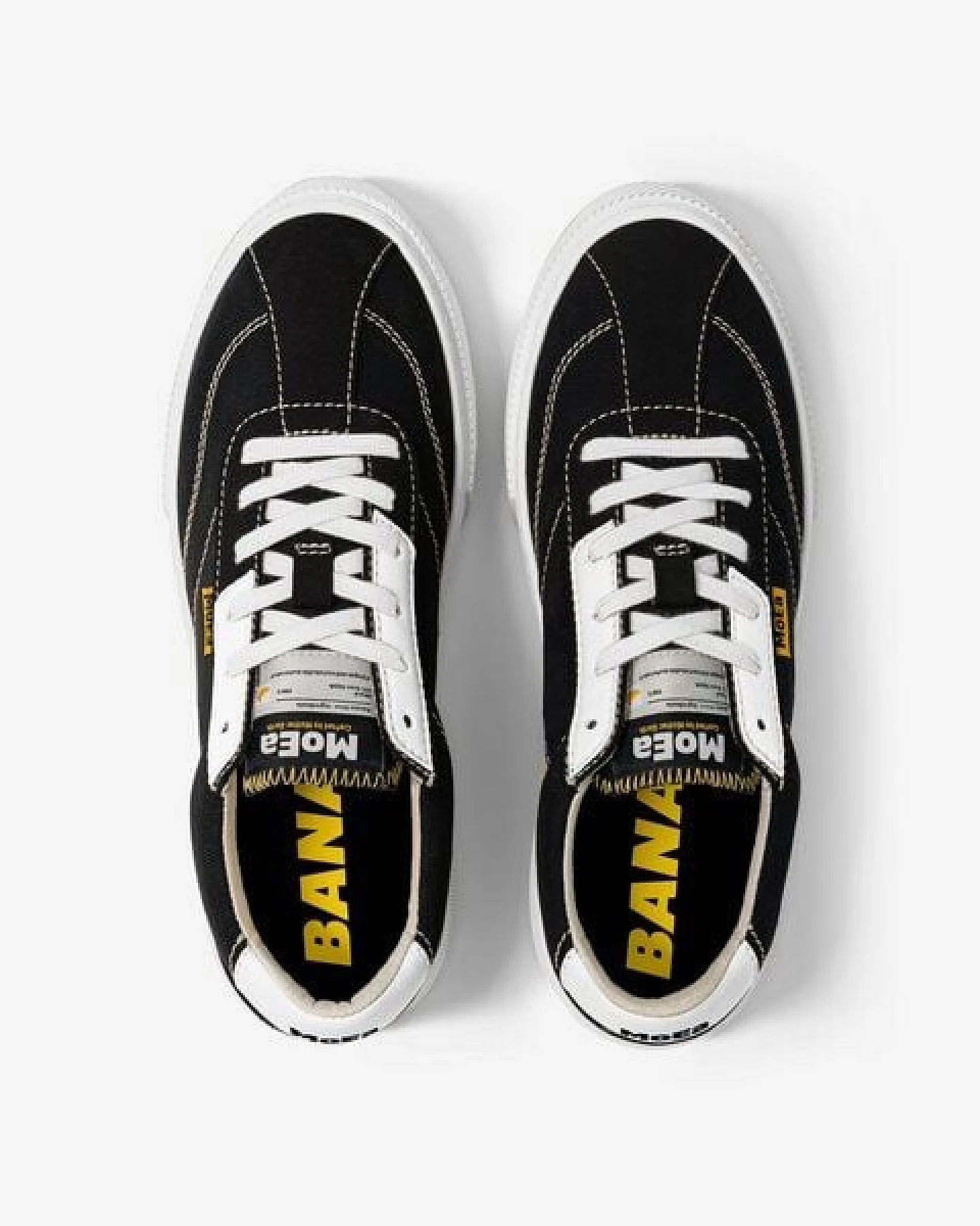 MoEa Sneakers GEN4 - Banana Black & White – Ansicht 4