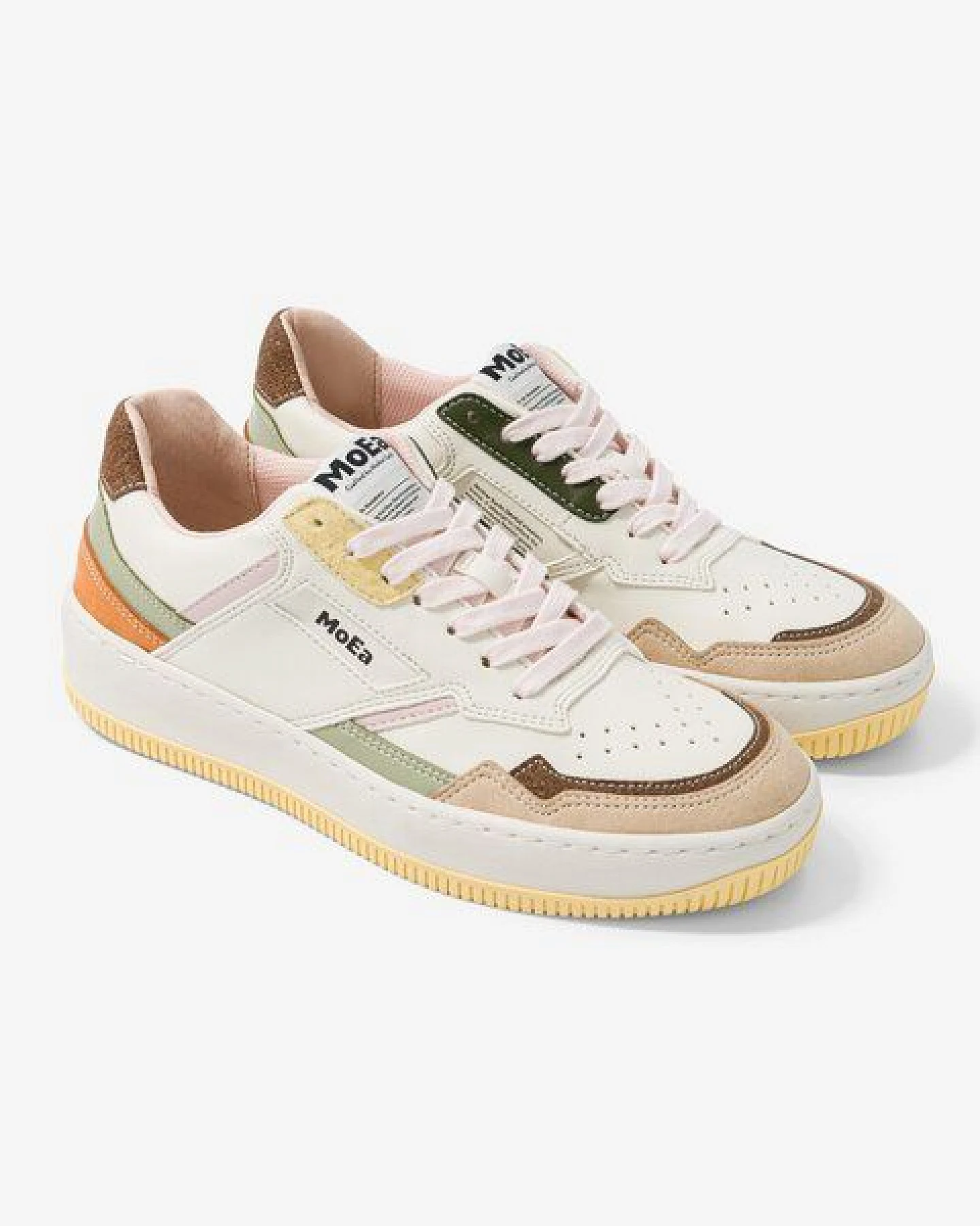 MoEa Sneakers GEN1 - All In Pastel Leaf – Ansicht 2