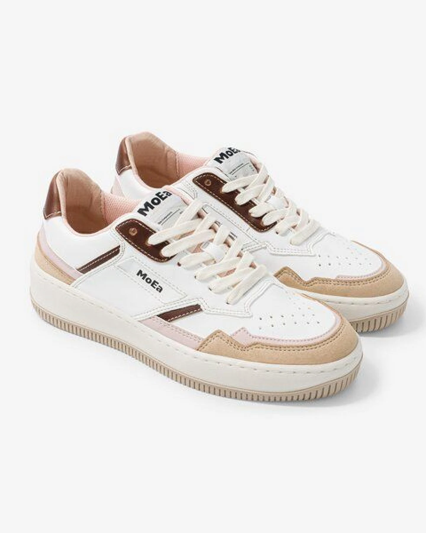 MoEa Sneakers GEN1 - Corn Pink & Brown – Ansicht 2