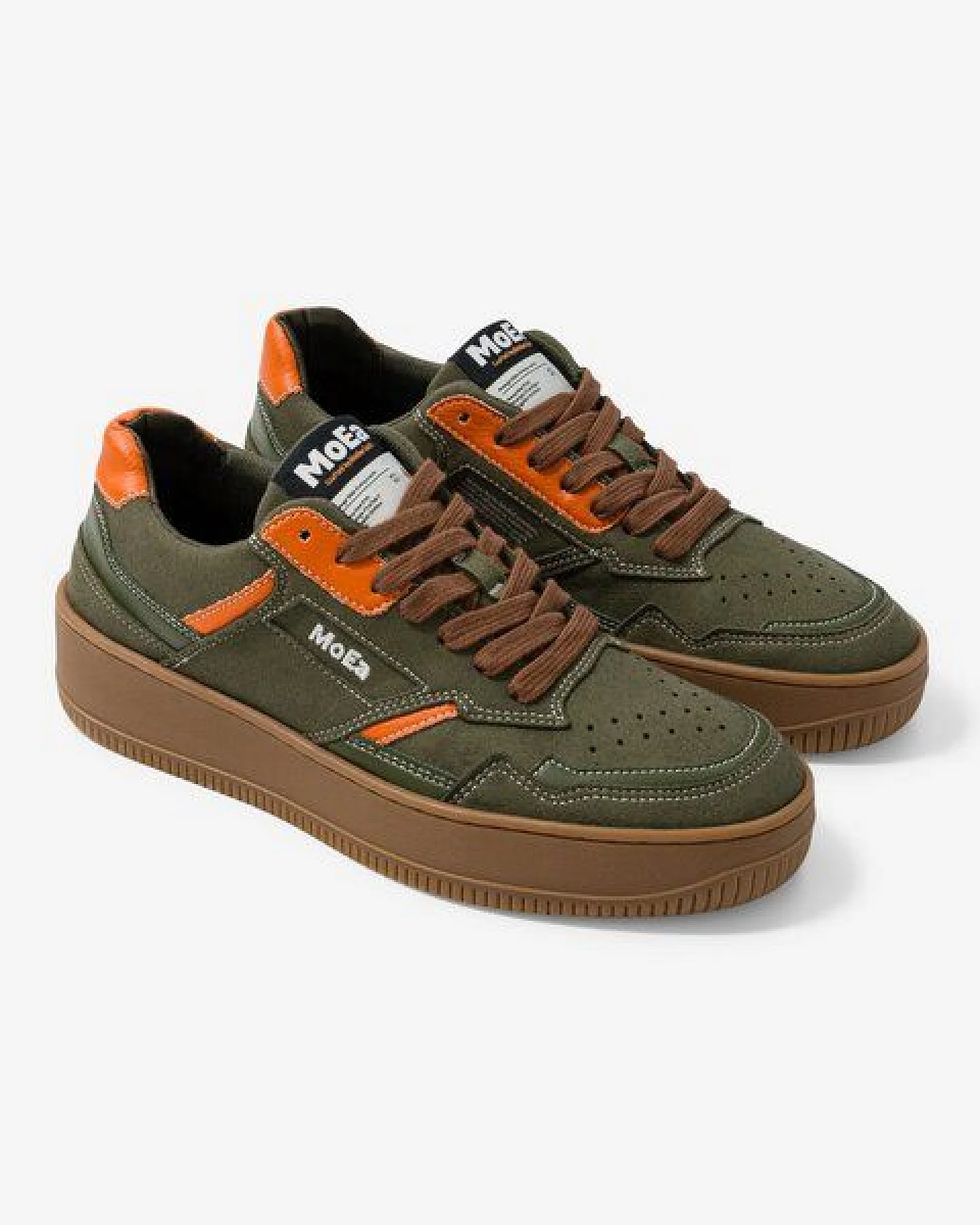 MoEa Sneakers GEN1 - Cactus Suede Khaki – Ansicht 2