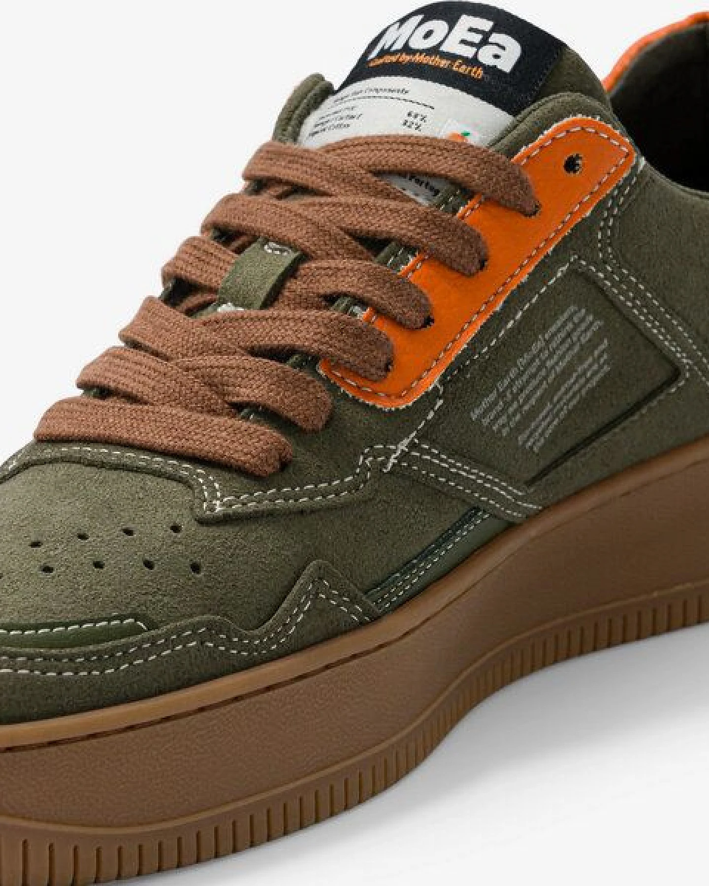 MoEa Sneakers GEN1 - Cactus Suede Khaki – Ansicht 3