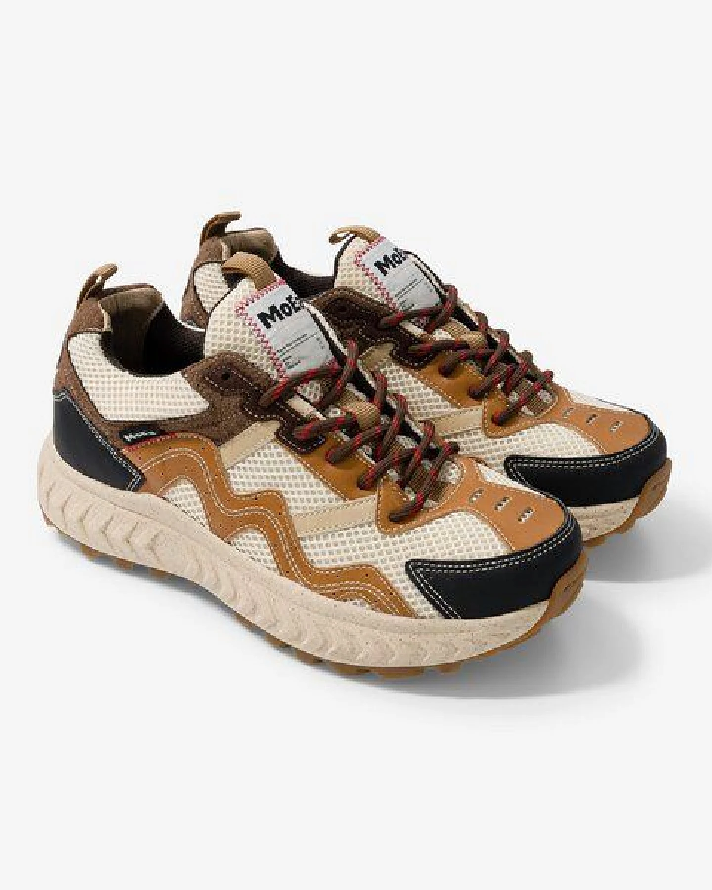 MoEa Sneakers GEN7 - Corn Beige & Brown – Ansicht 2