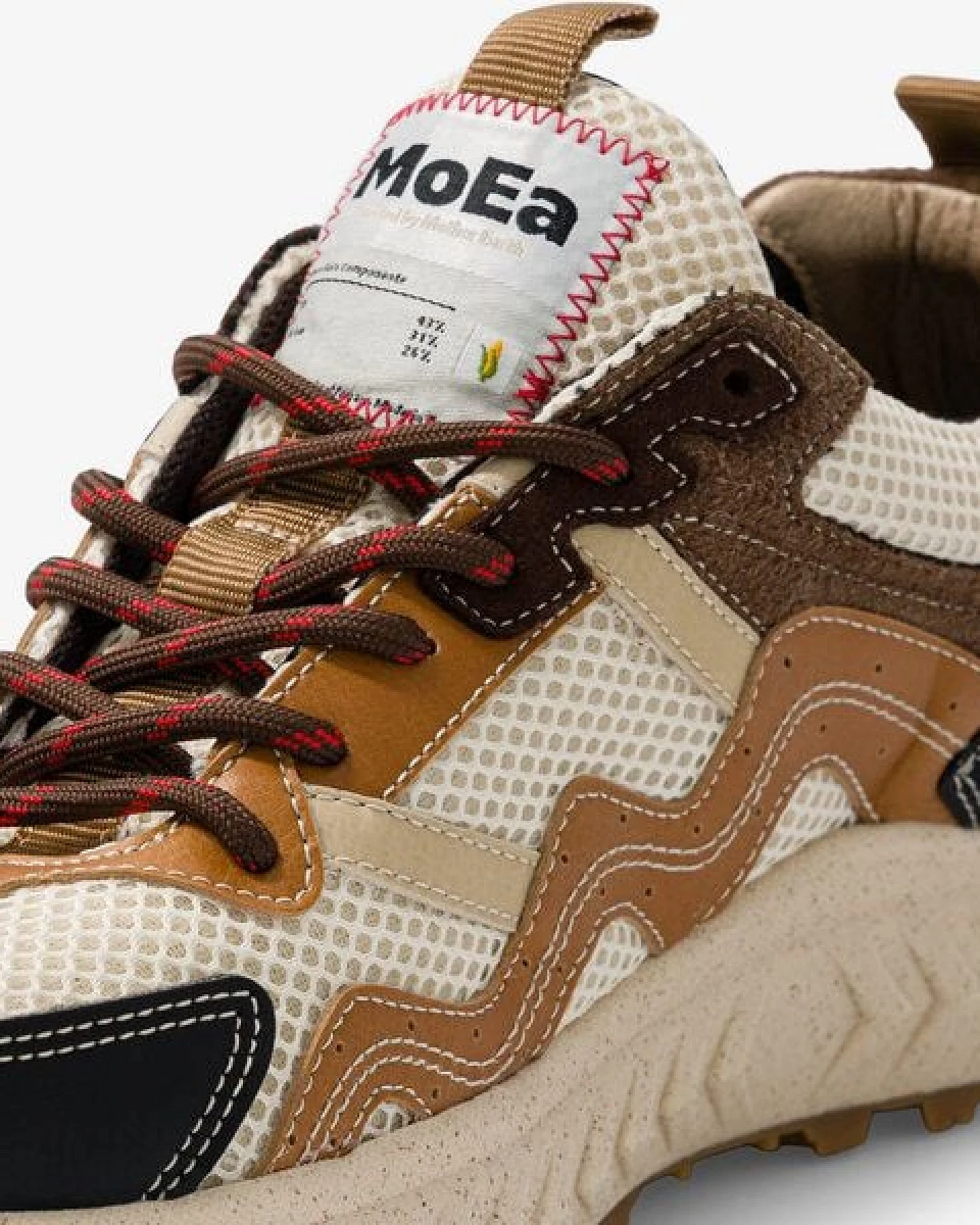 MoEa Sneakers GEN7 - Corn Beige & Brown – Ansicht 3
