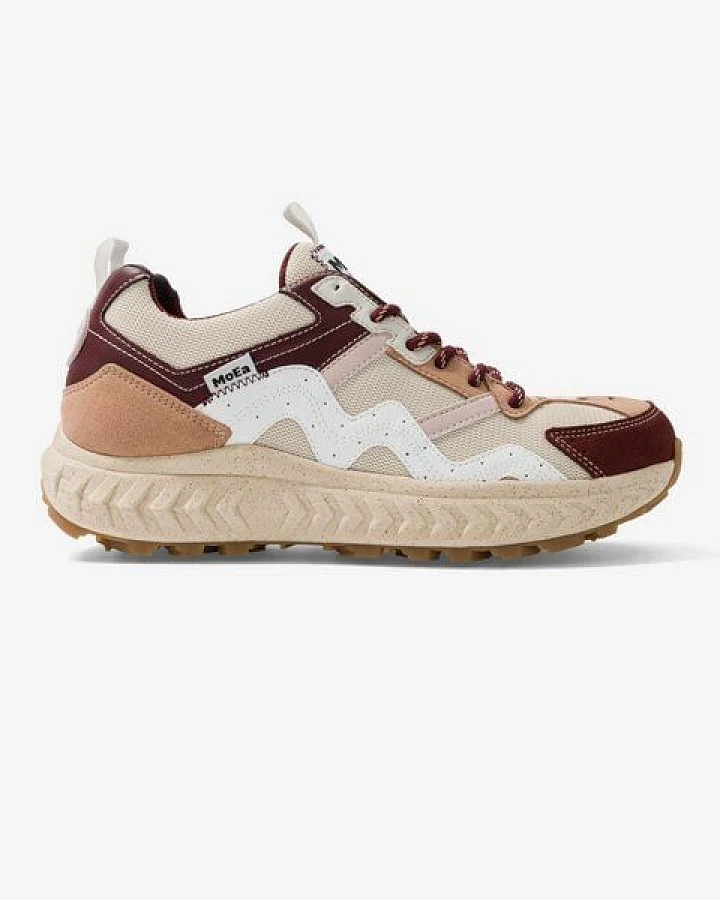 MoEa Sneakers GEN7 - Grapes Beige & Wine