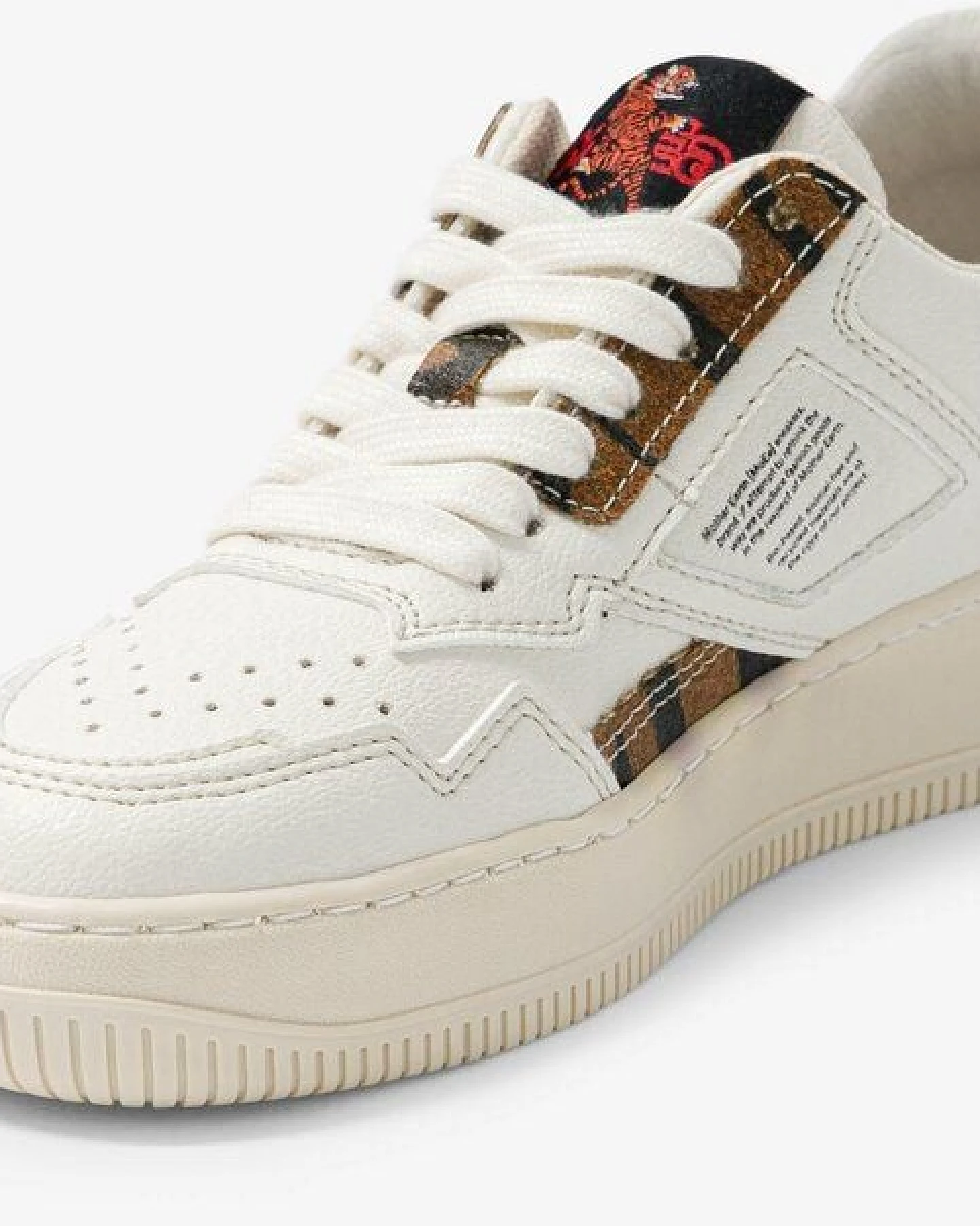 Sneakers WWF x MoEa – GEN1 Weiß & Tiger [Kinder] – Ansicht 4