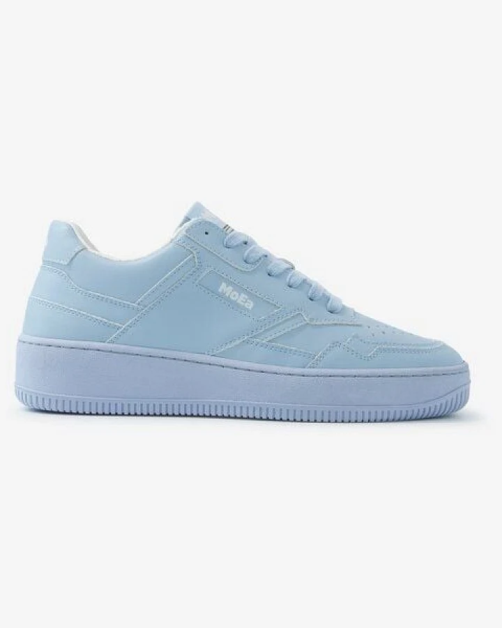 MoEa Sneakers GEN1 - PET Retro White & Blue