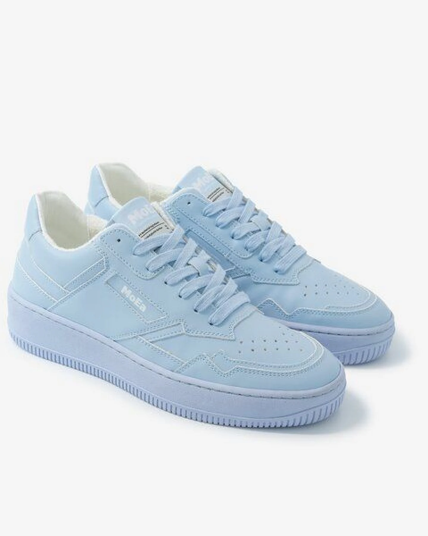 MoEa Sneakers GEN1 - PET Retro White & Blue – Ansicht 2