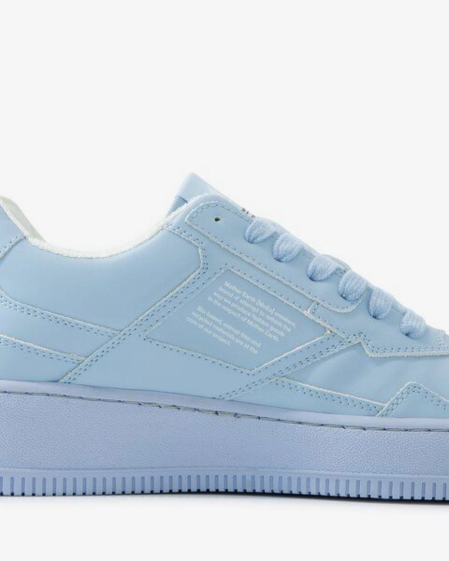 MoEa Sneakers GEN1 - PET Retro White & Blue – Ansicht 3