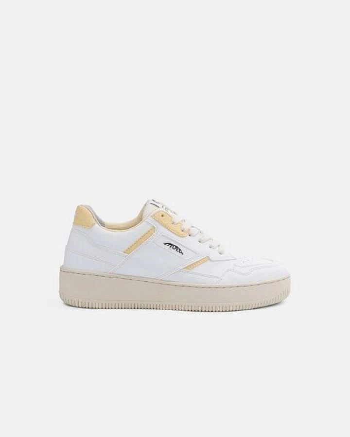MoEa Sneakers Origin - White & Yellow - Pineapple