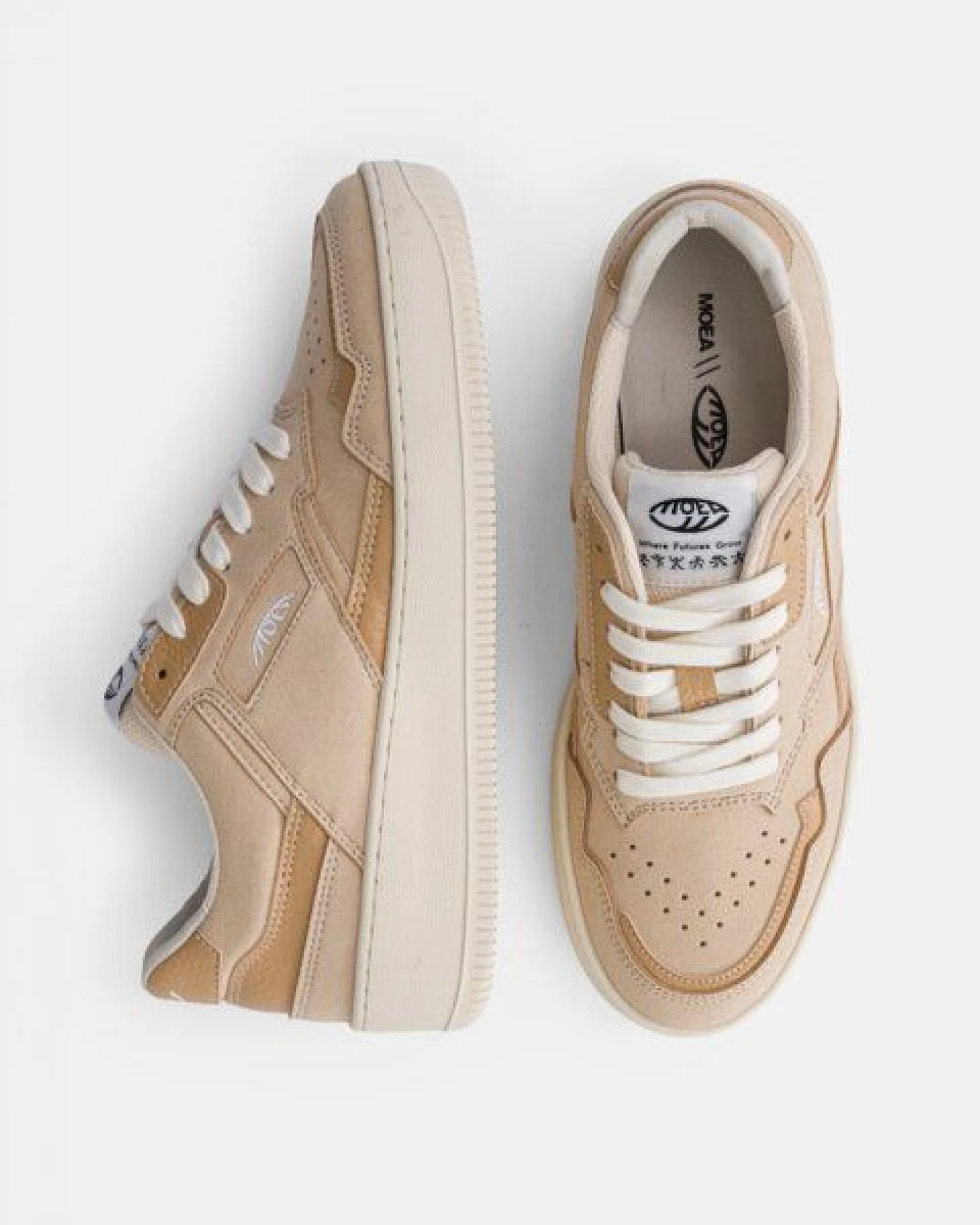 MoEa Sneakers Origin - Full Beige - Corn – Ansicht 2