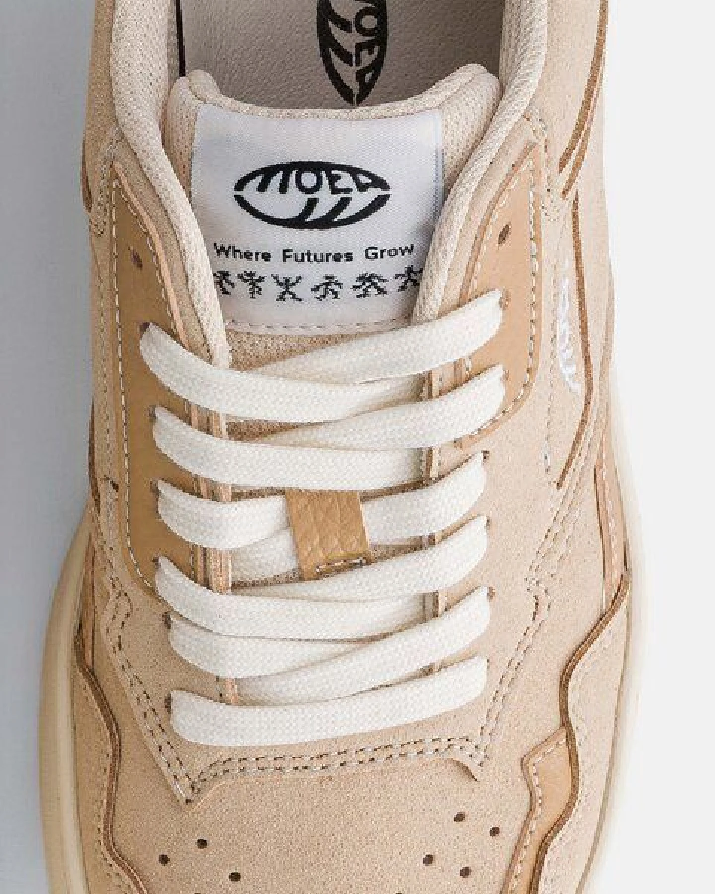 MoEa Sneakers Origin - Full Beige - Corn – Ansicht 4