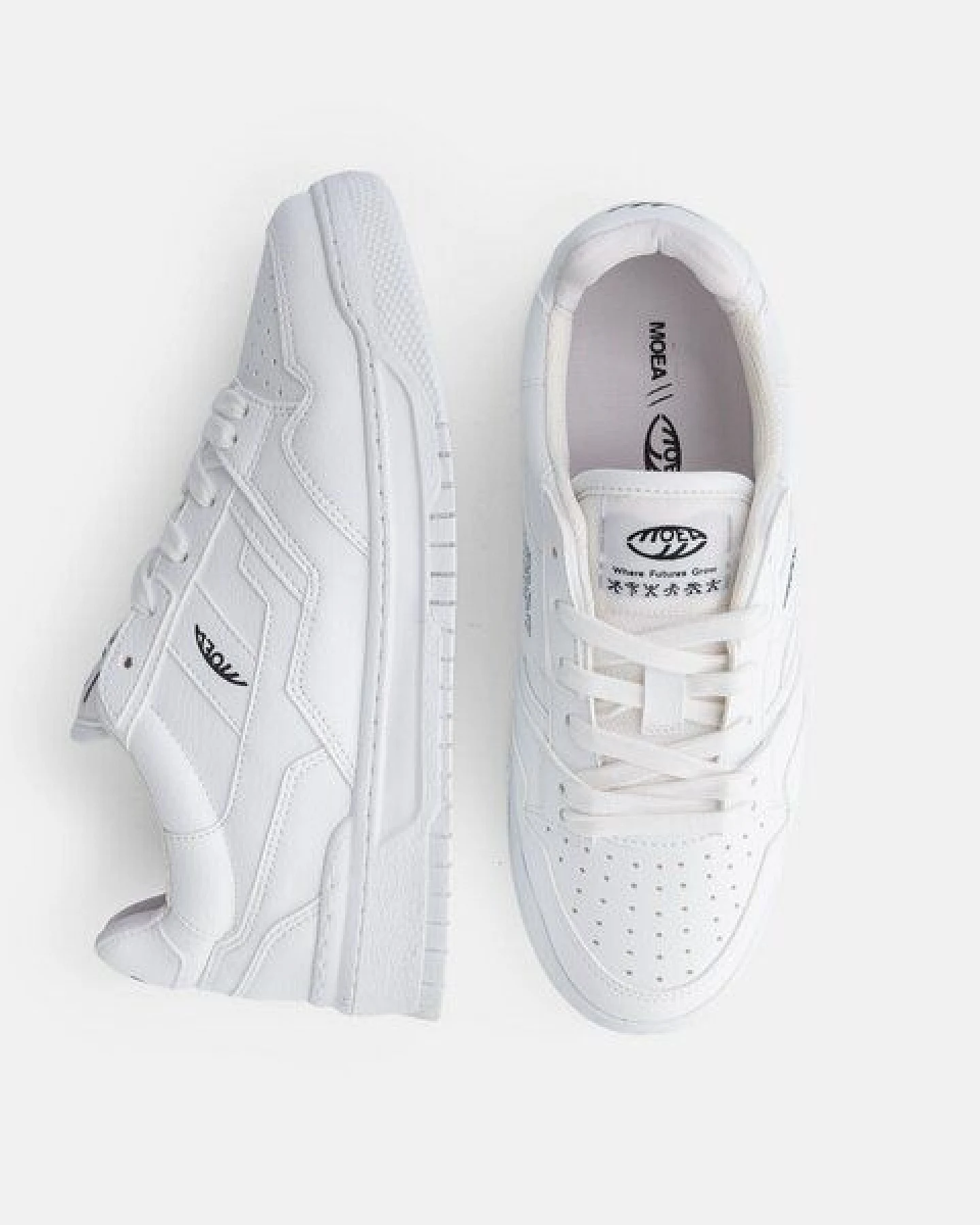 MoEa Sneakers Echo - Full White Grnd - Corn – Ansicht 2