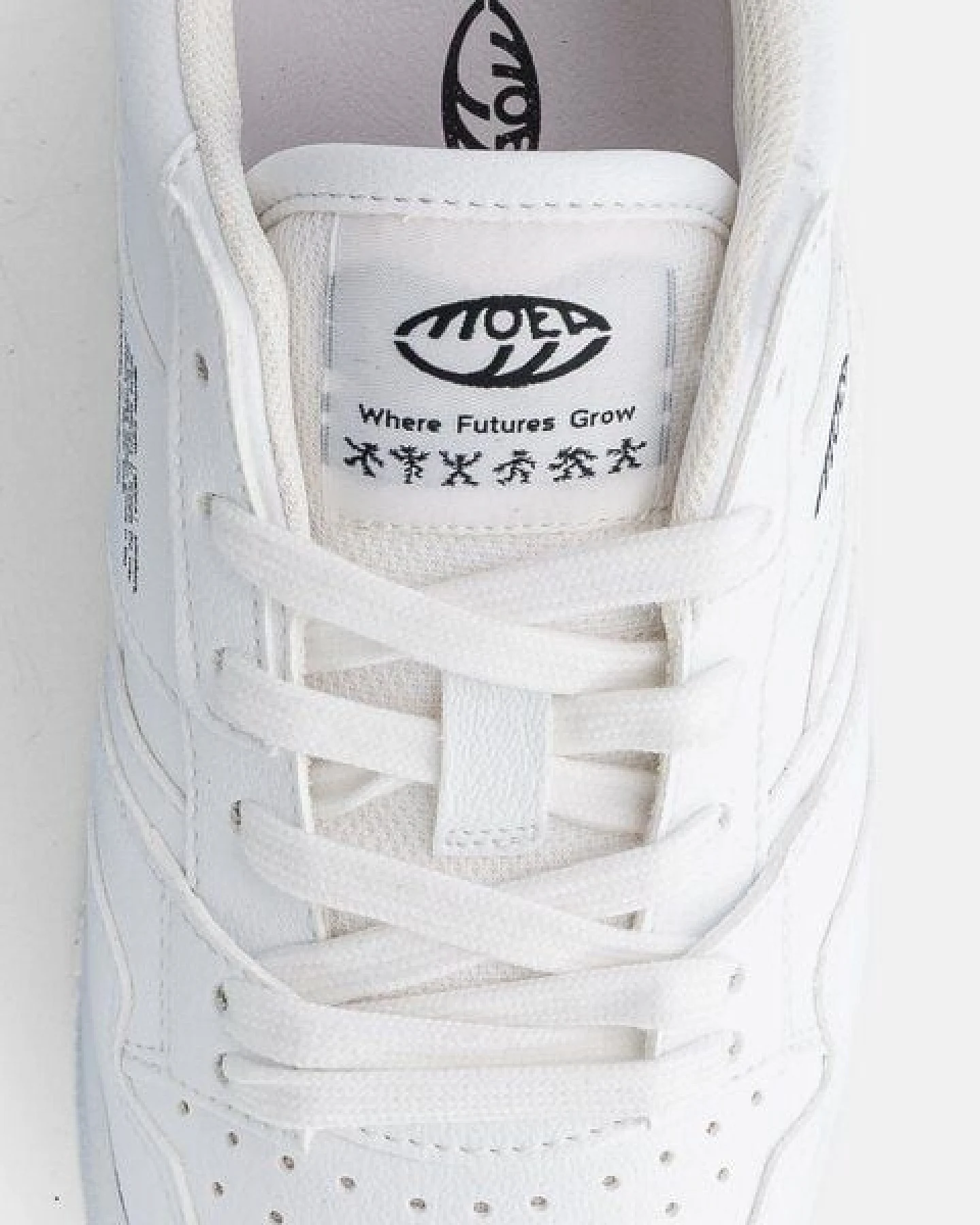 MoEa Sneakers Echo - Full White Grnd - Corn – Ansicht 3