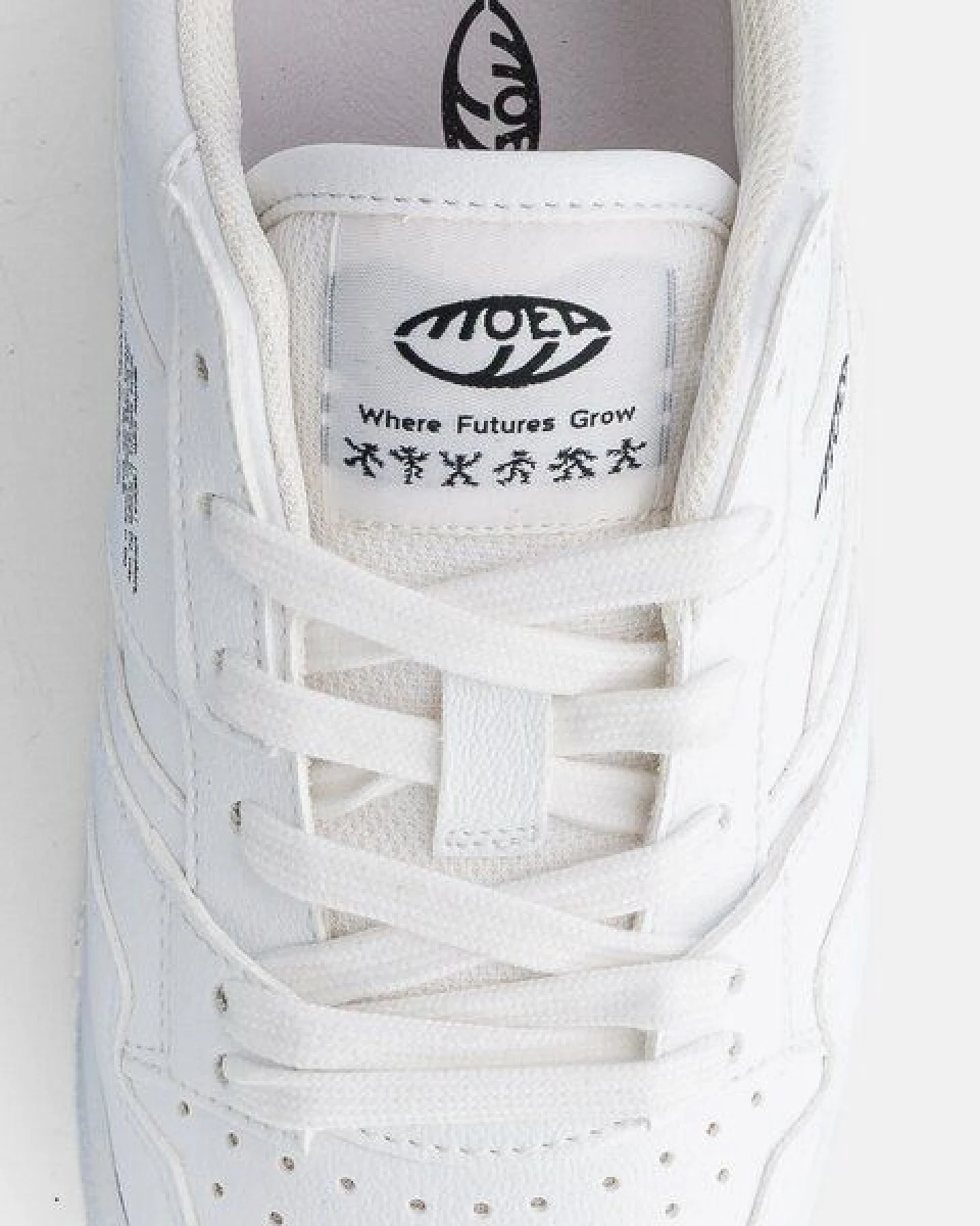 MoEa Sneakers Echo - Full White Grnd - Corn – Ansicht 3