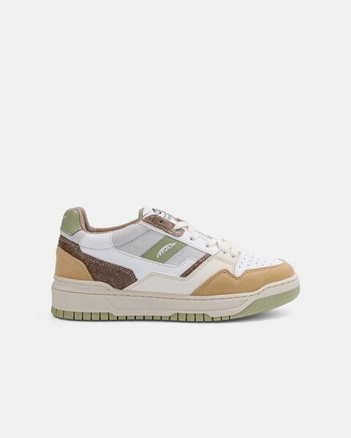 MoEa Sneakers Echo - Brown & Aloe - Palm