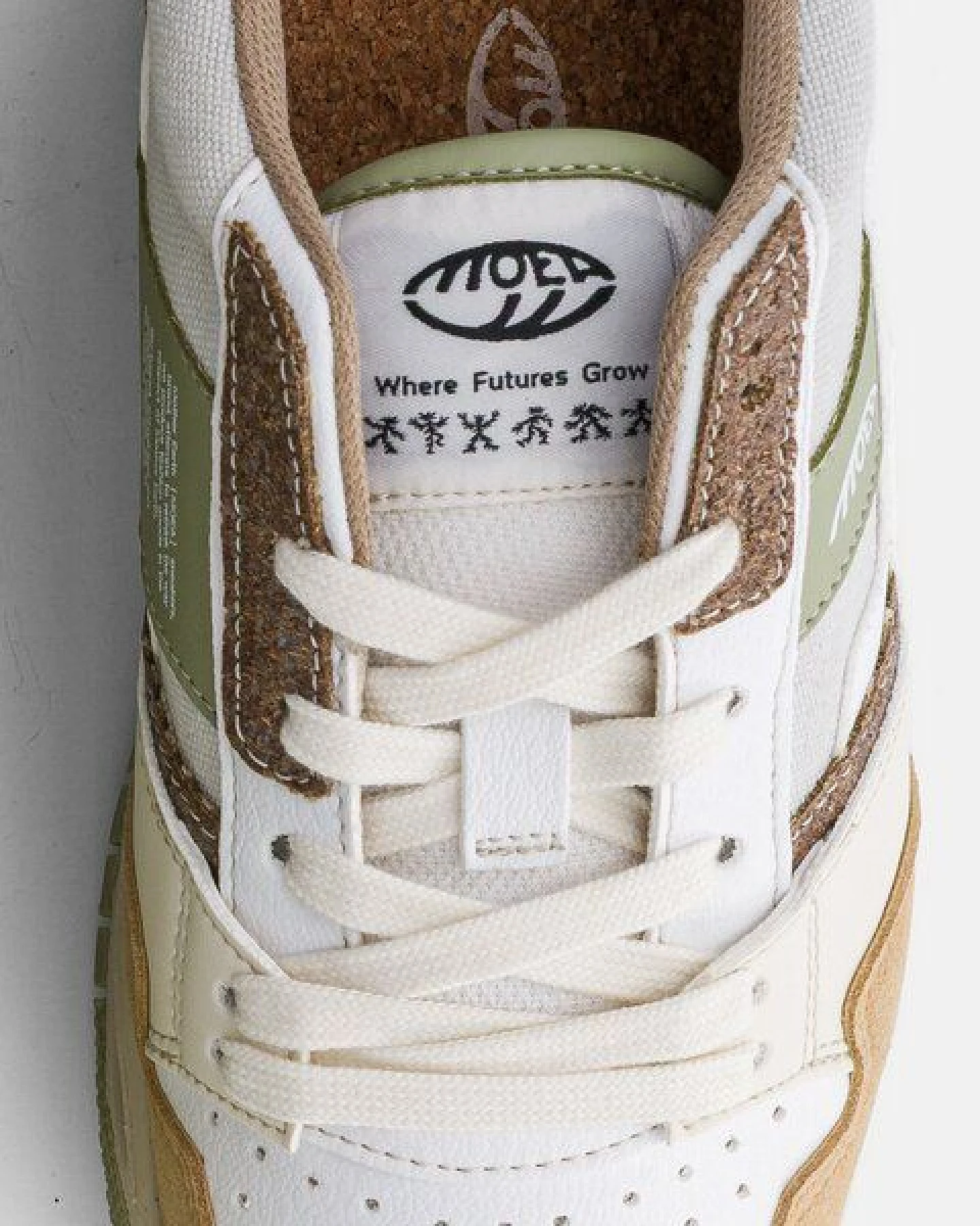 MoEa Sneakers Echo - Brown & Aloe - Palm – Ansicht 4