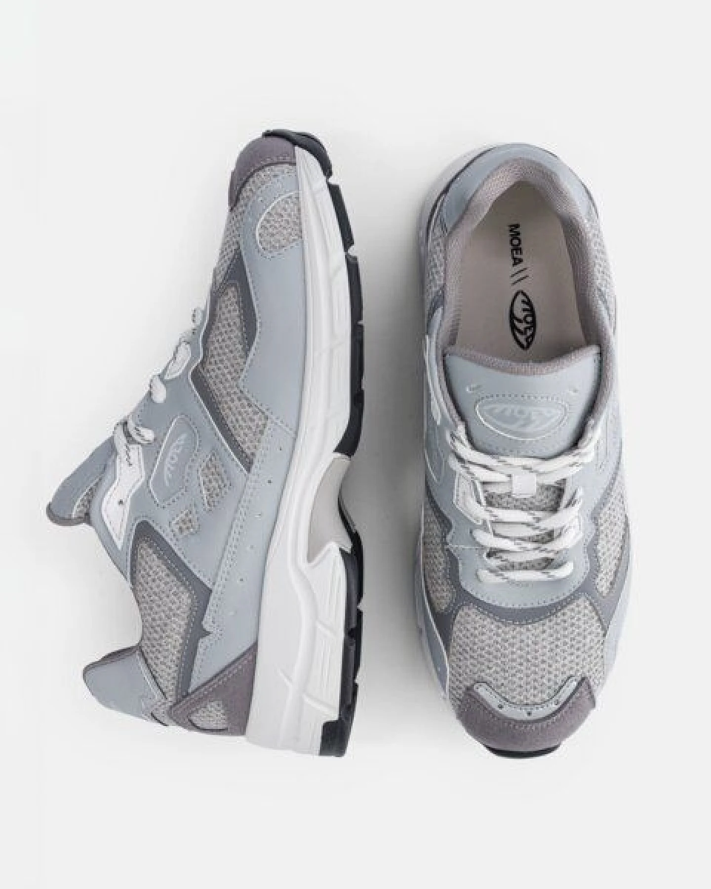 MoEa Sneakers Rush - Full Grey - Corn – Ansicht 2