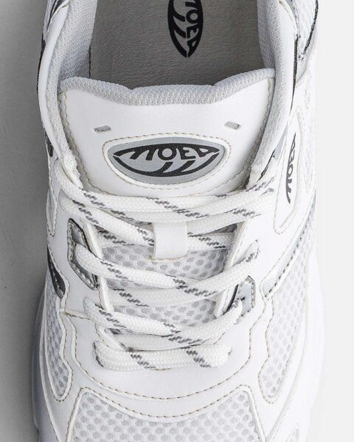MoEa Sneakers Rush - White & Silver - Apple – Ansicht 4