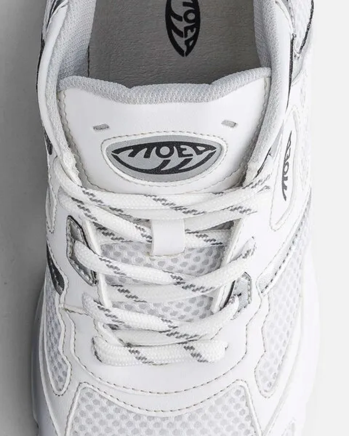 MoEa Sneakers Rush - White & Silver - Apple – Ansicht 4