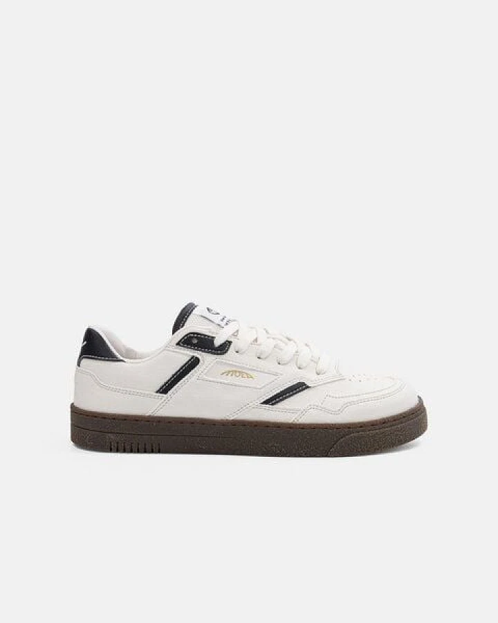 MoEa Sneakers Origin Low - Black & White - Corn