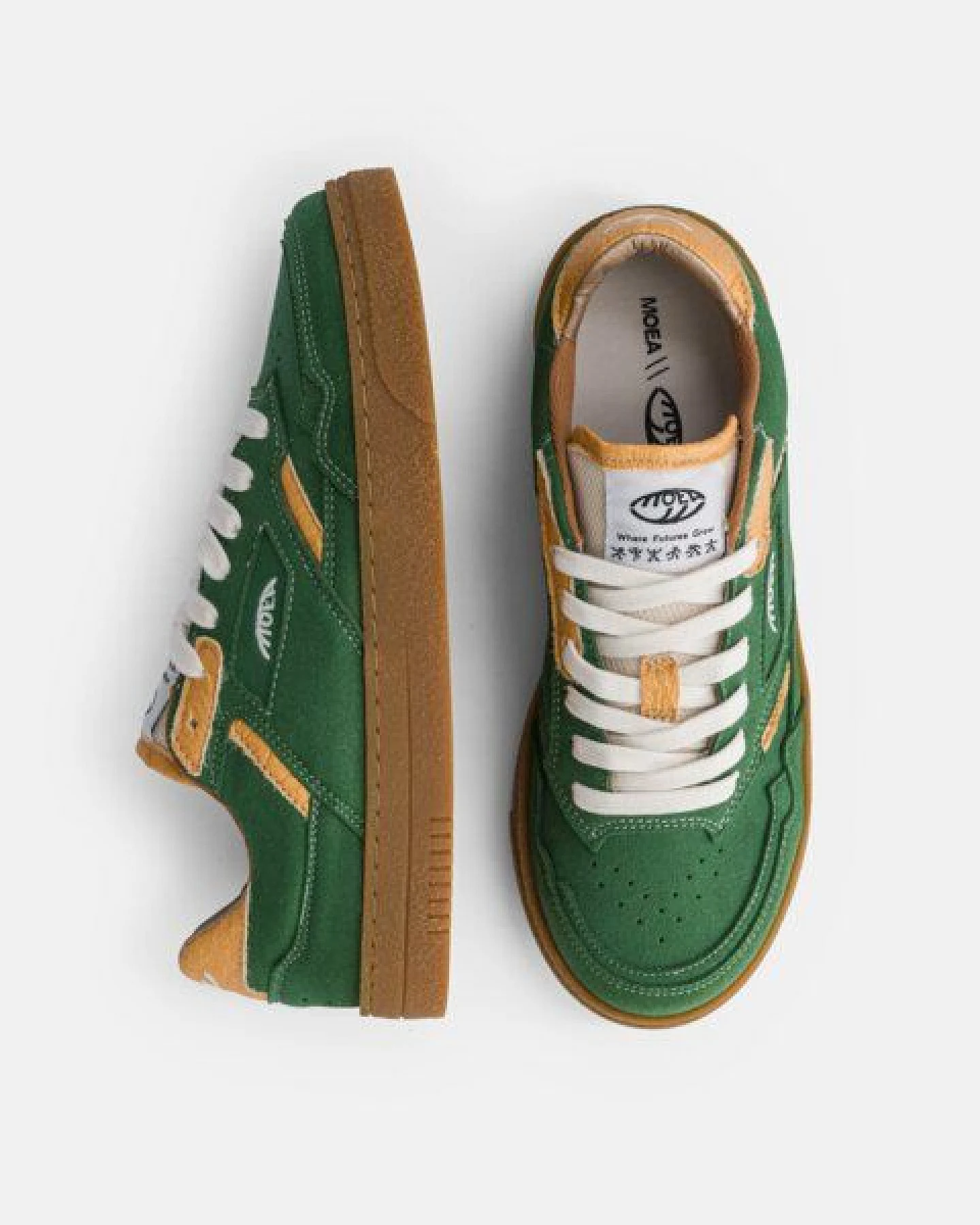 MoEa Sneakers Origin Low - Green & Yellow - Pineapple – Ansicht 2
