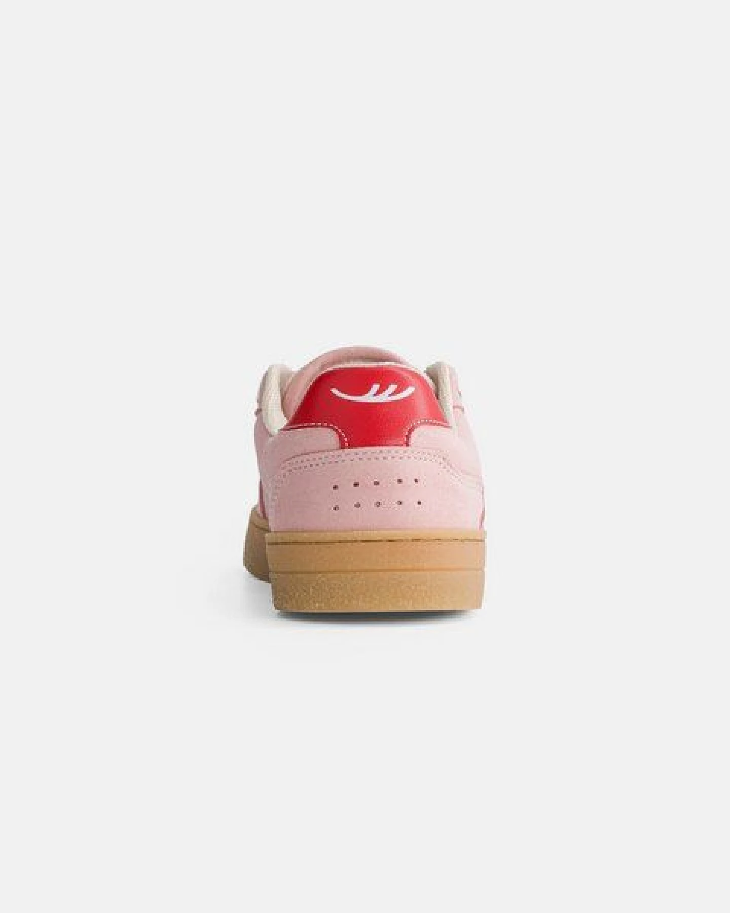 MoEa Sneakers Origin Low - Pink Suede & Beige - Apple – Ansicht 4
