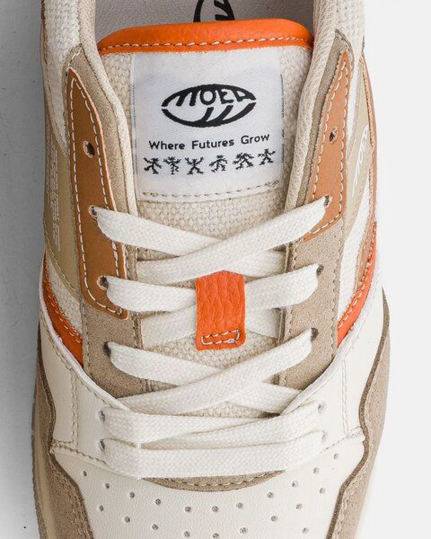 MoEa Sneakers Echo - Brown & Orange - Orange – Ansicht 3